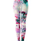 Pink Floral Leggings, Riza Peker, | iEDM
