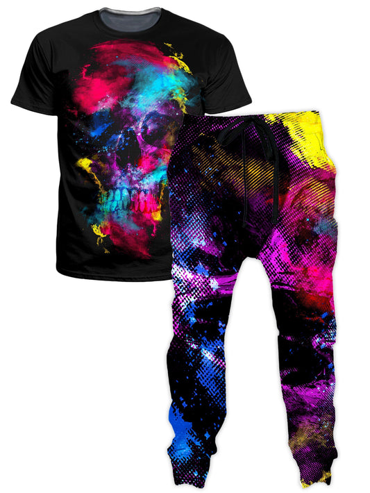 Riza Peker Skull 49 T-Shirt and Joggers Combo - iEDM
