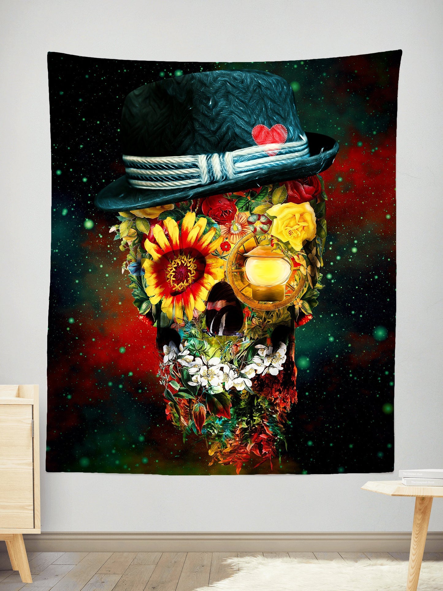 Skull Lover Tapestry, Riza Peker, | iEDM