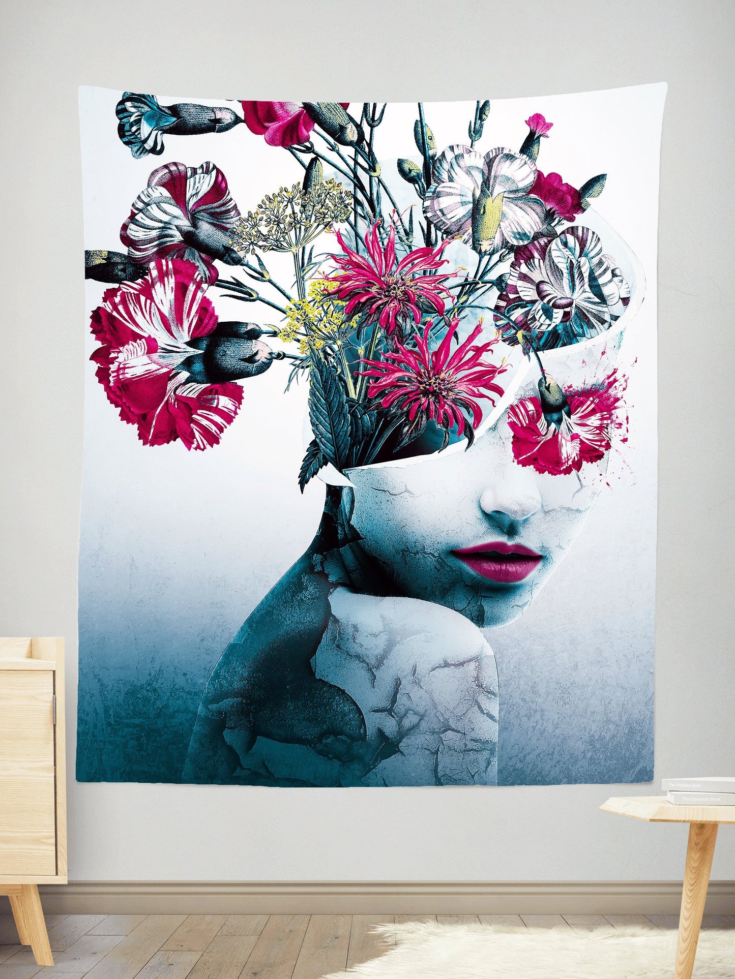 Spirit of Flowers Tapestry, Riza Peker, | iEDM