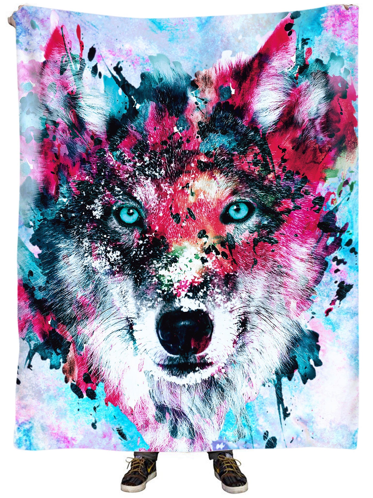 Wolf Plush Blanket, Riza Peker, | iEDM