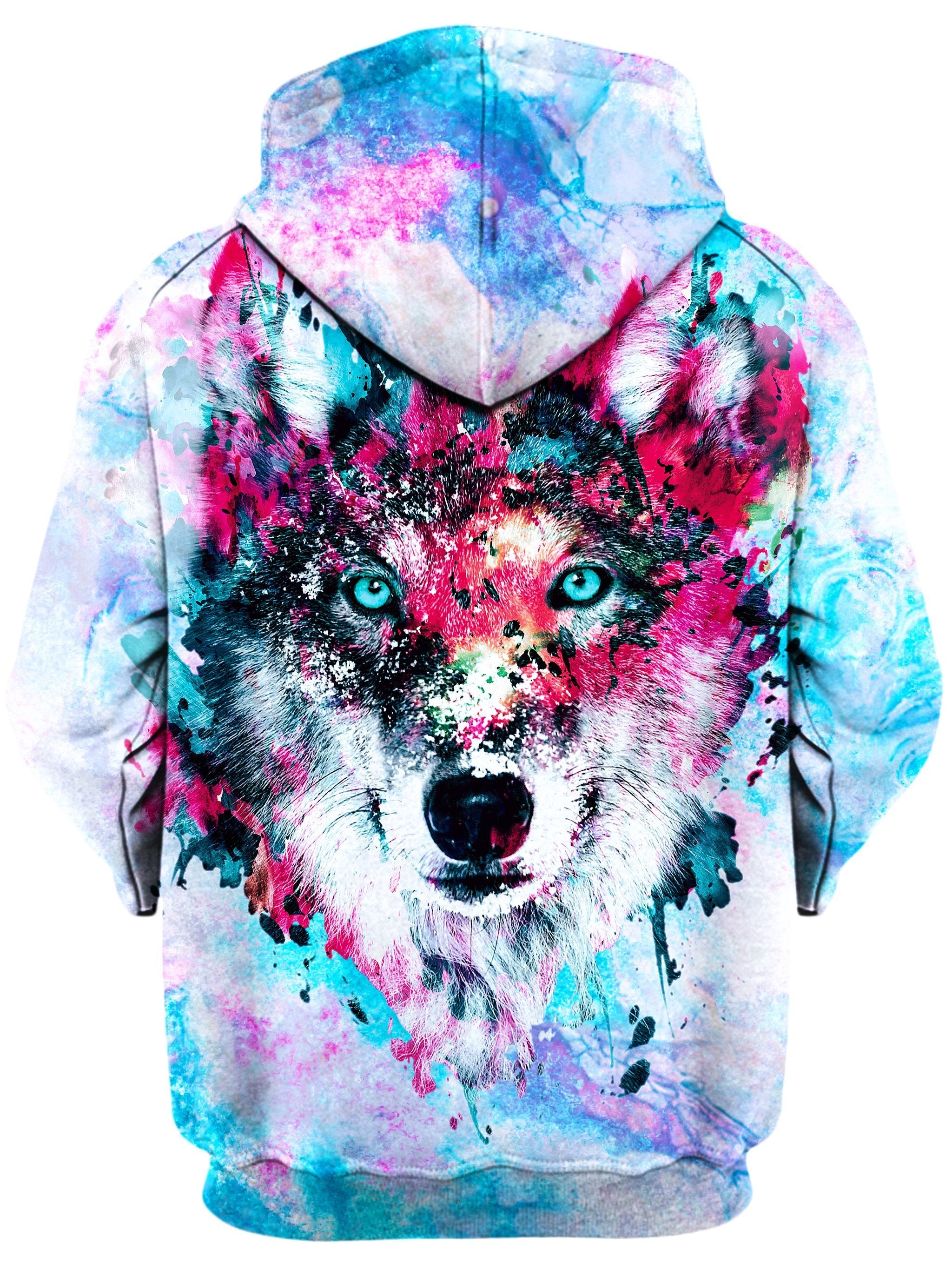 Wolf zip up clearance hoodie