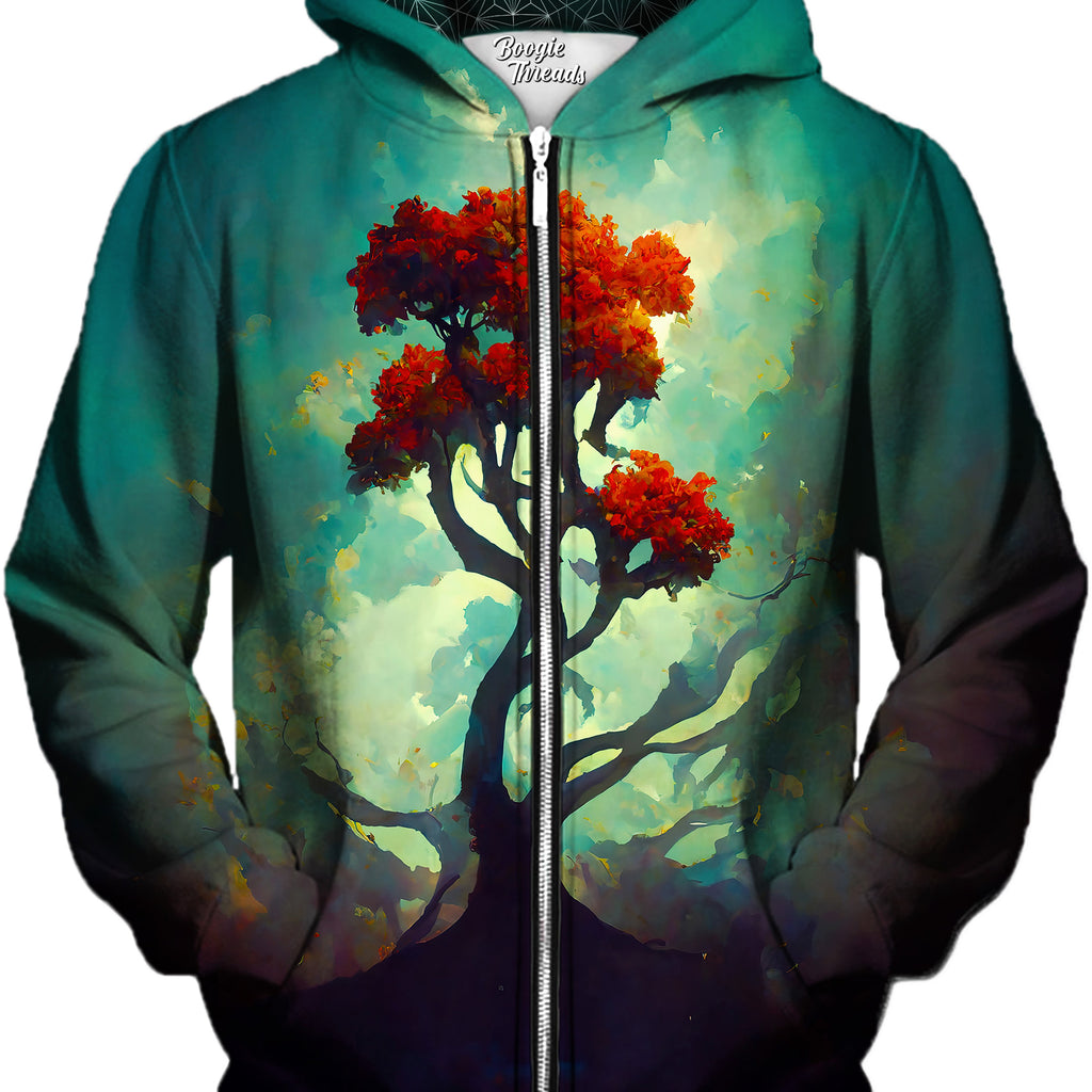 Ruthless Change Unisex Zip-Up Hoodie, Gratefully Dyed, | iEDM