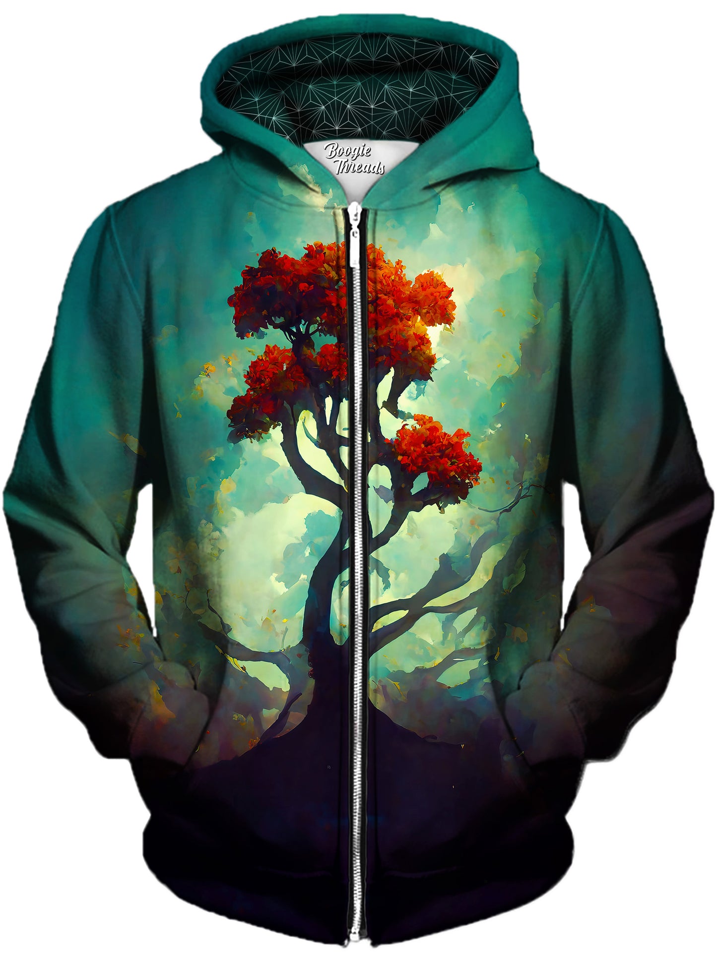 Ruthless Change Unisex Zip-Up Hoodie, Gratefully Dyed, | iEDM