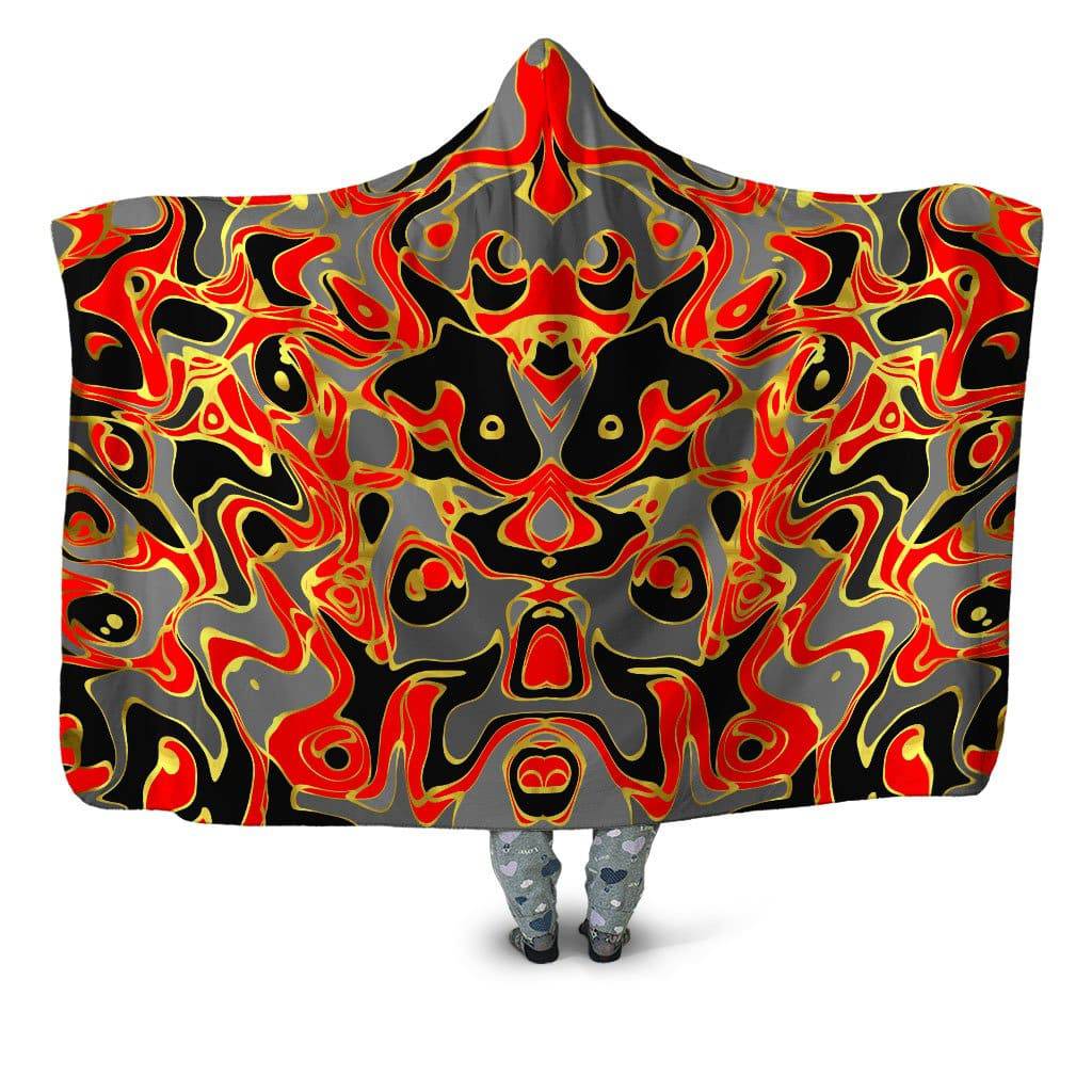 Abstract Journey Hooded Blanket, Sartoris Art, | iEDM