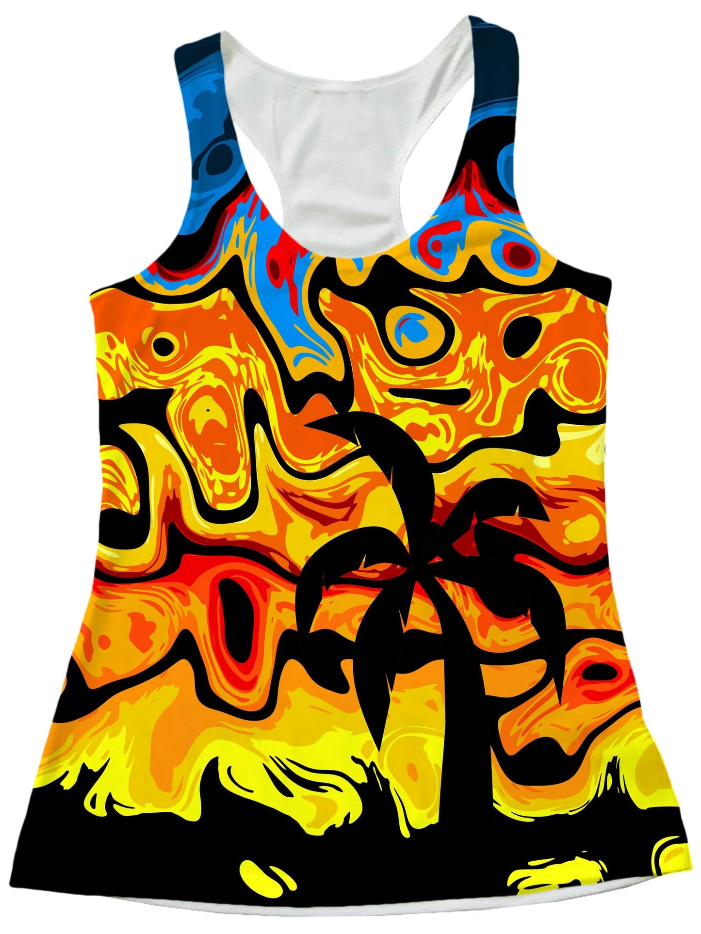 Abstract Summer Sunset Women's Tank, Sartoris Art, | iEDM