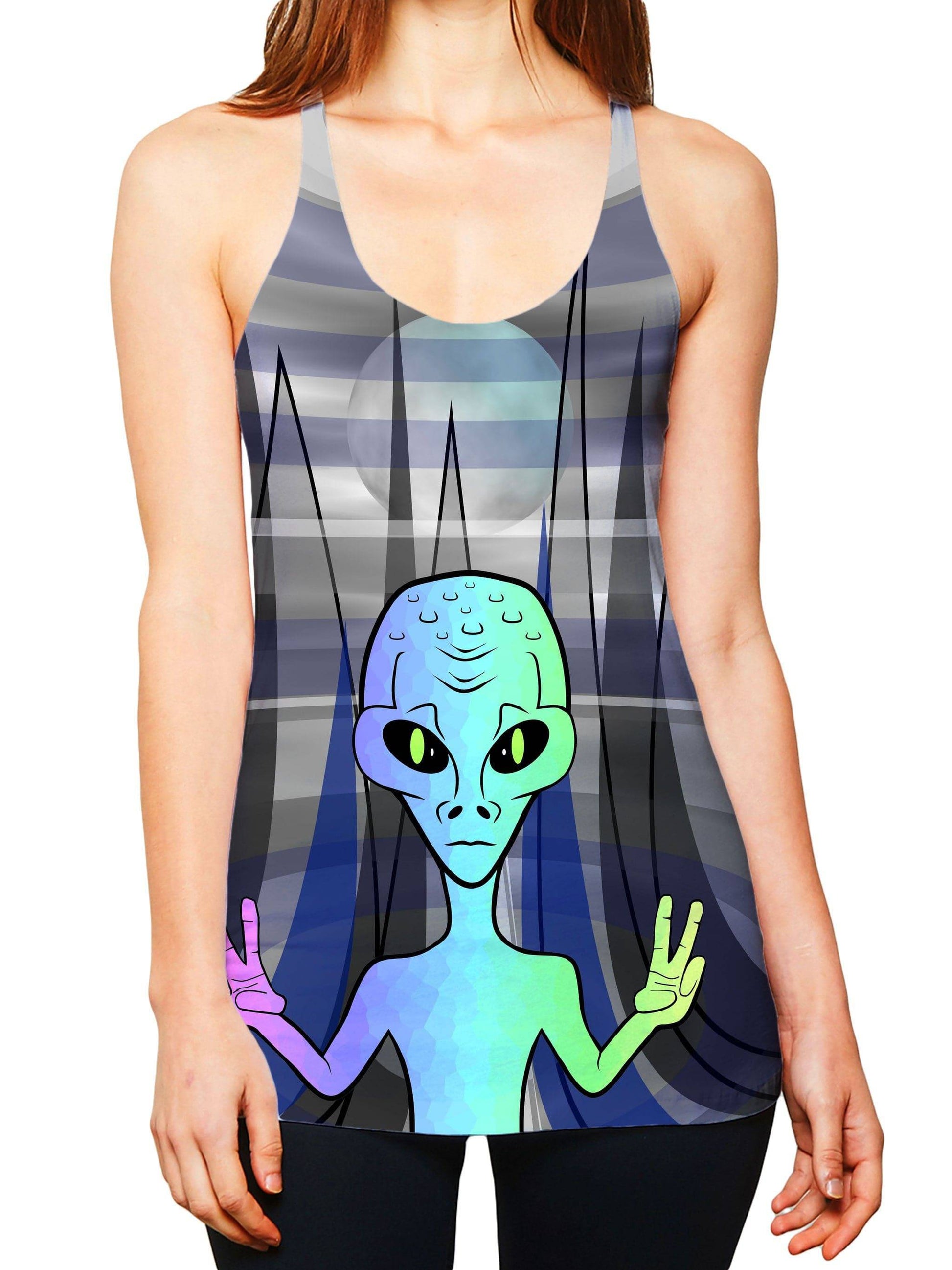 Alien Arrival Women's Tank, Sartoris Art, | iEDM