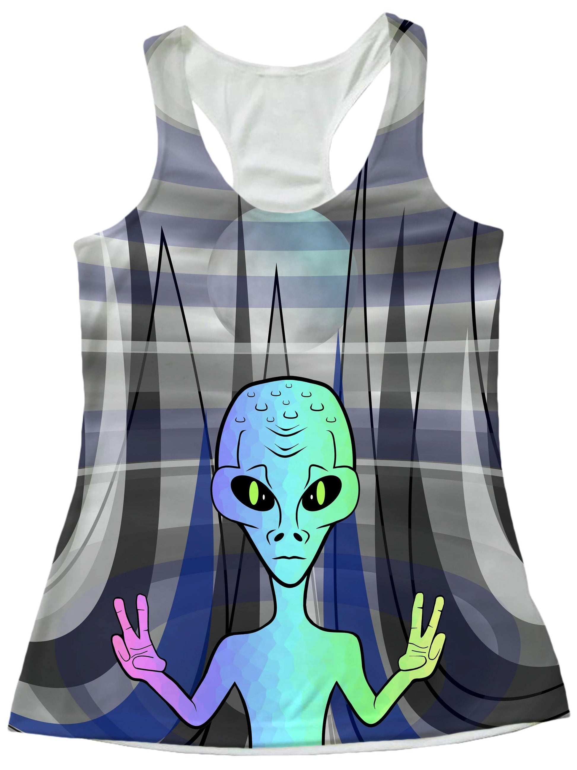 Alien Arrival Women's Tank, Sartoris Art, | iEDM