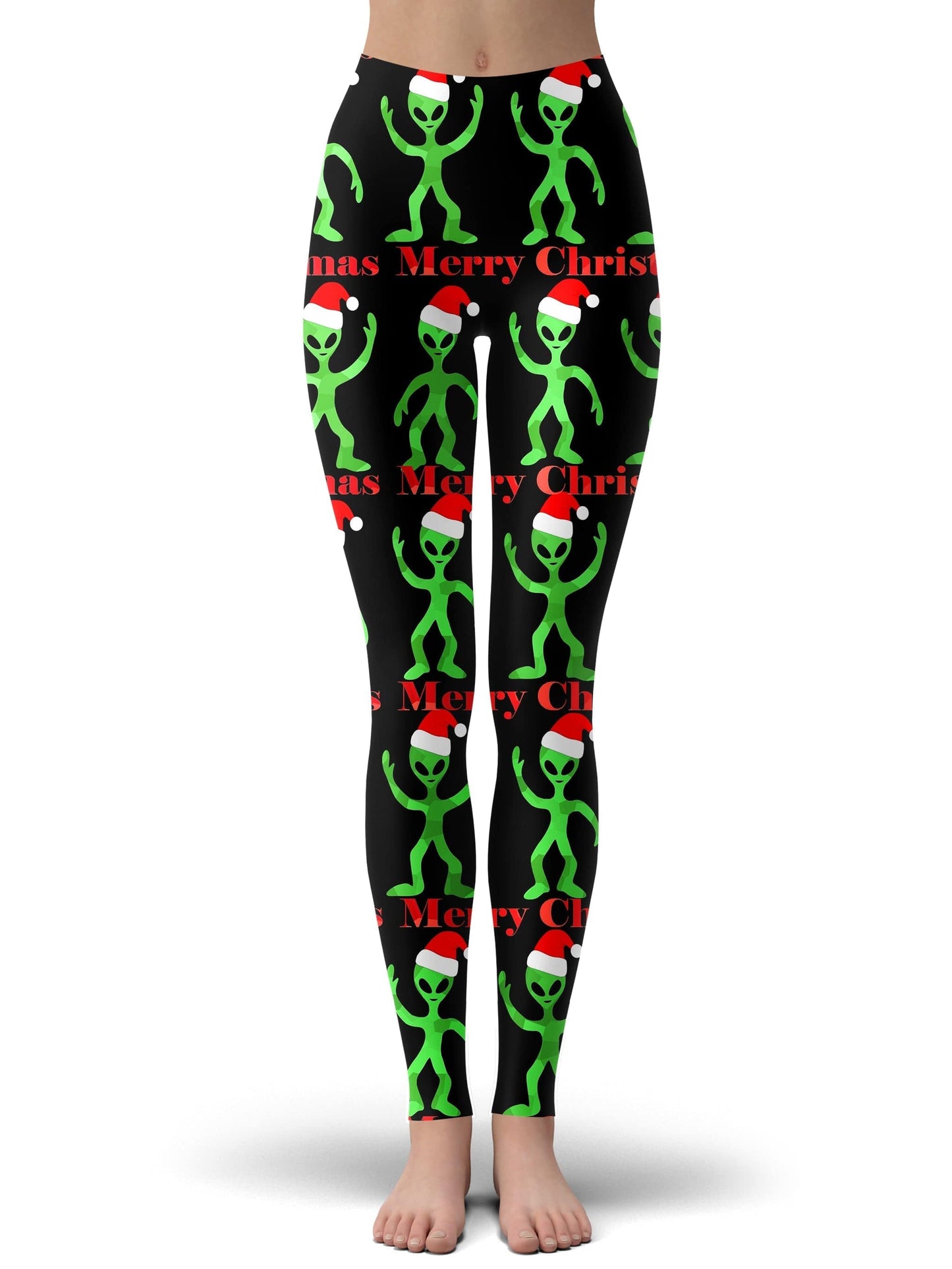 Alien Christmas Crop Hoodie and Leggings Combo, Sartoris Art, | iEDM