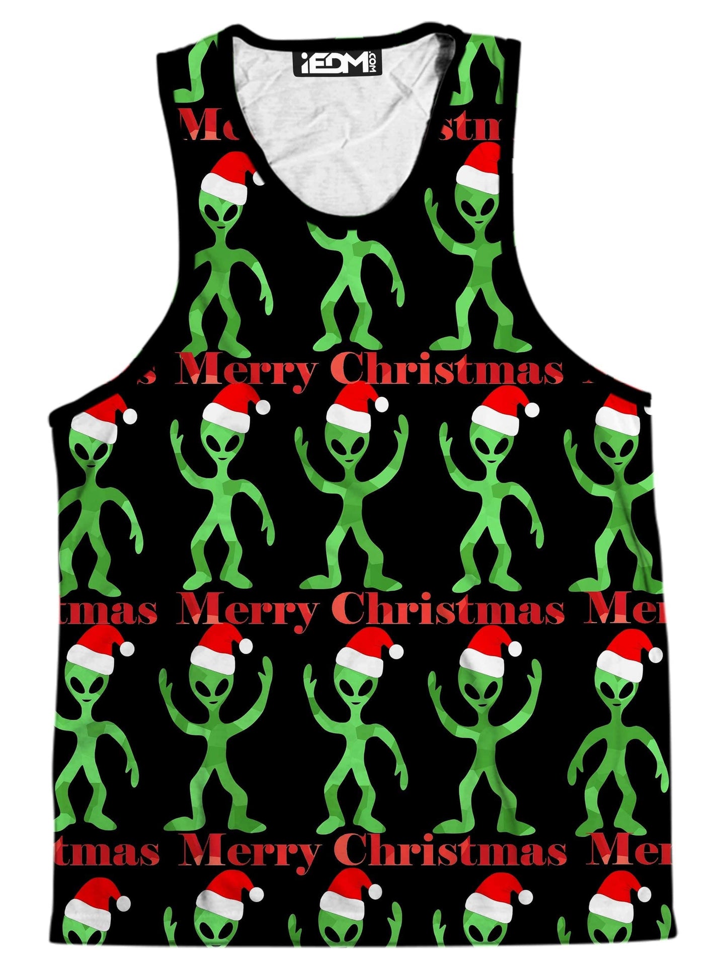 Alien Christmas Men's Tank, Sartoris Art, | iEDM