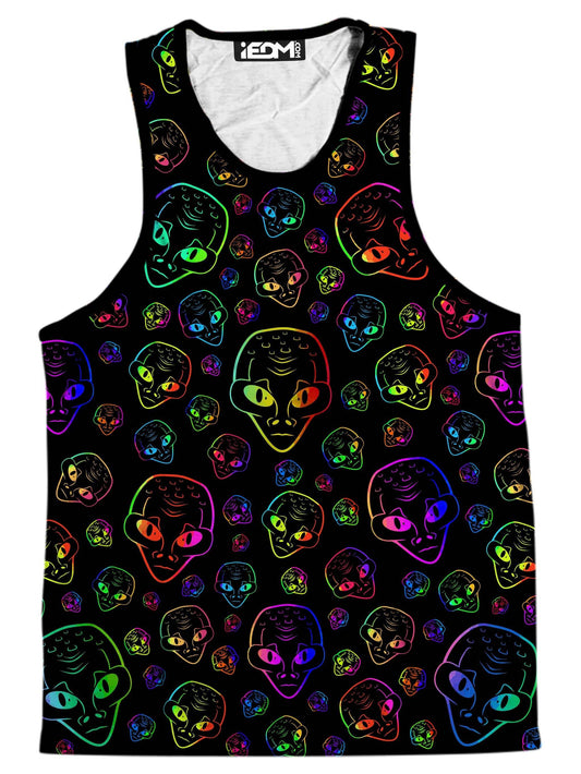 Alien Invasion Men's Tank, Sartoris Art, | iEDM