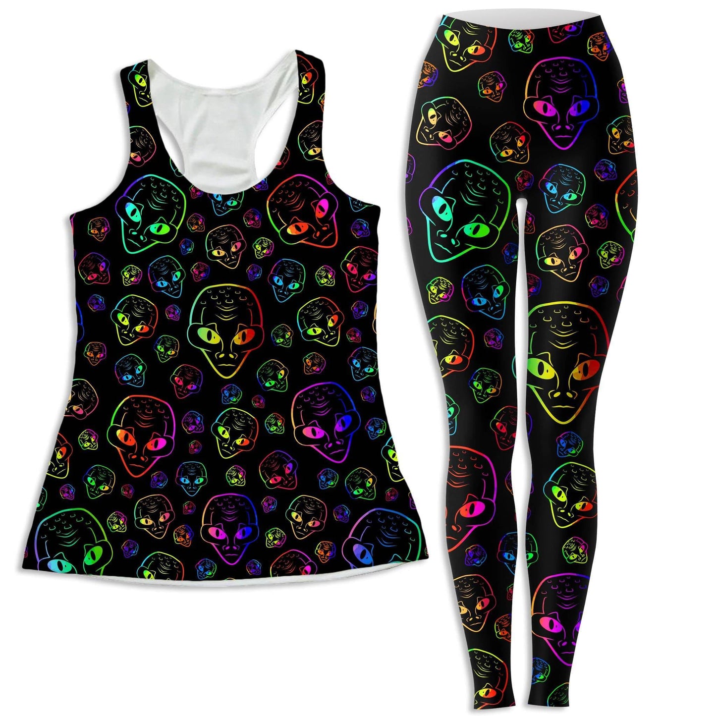 Alien Invasion Women's Tank and Leggings Combo, Sartoris Art, | iEDM