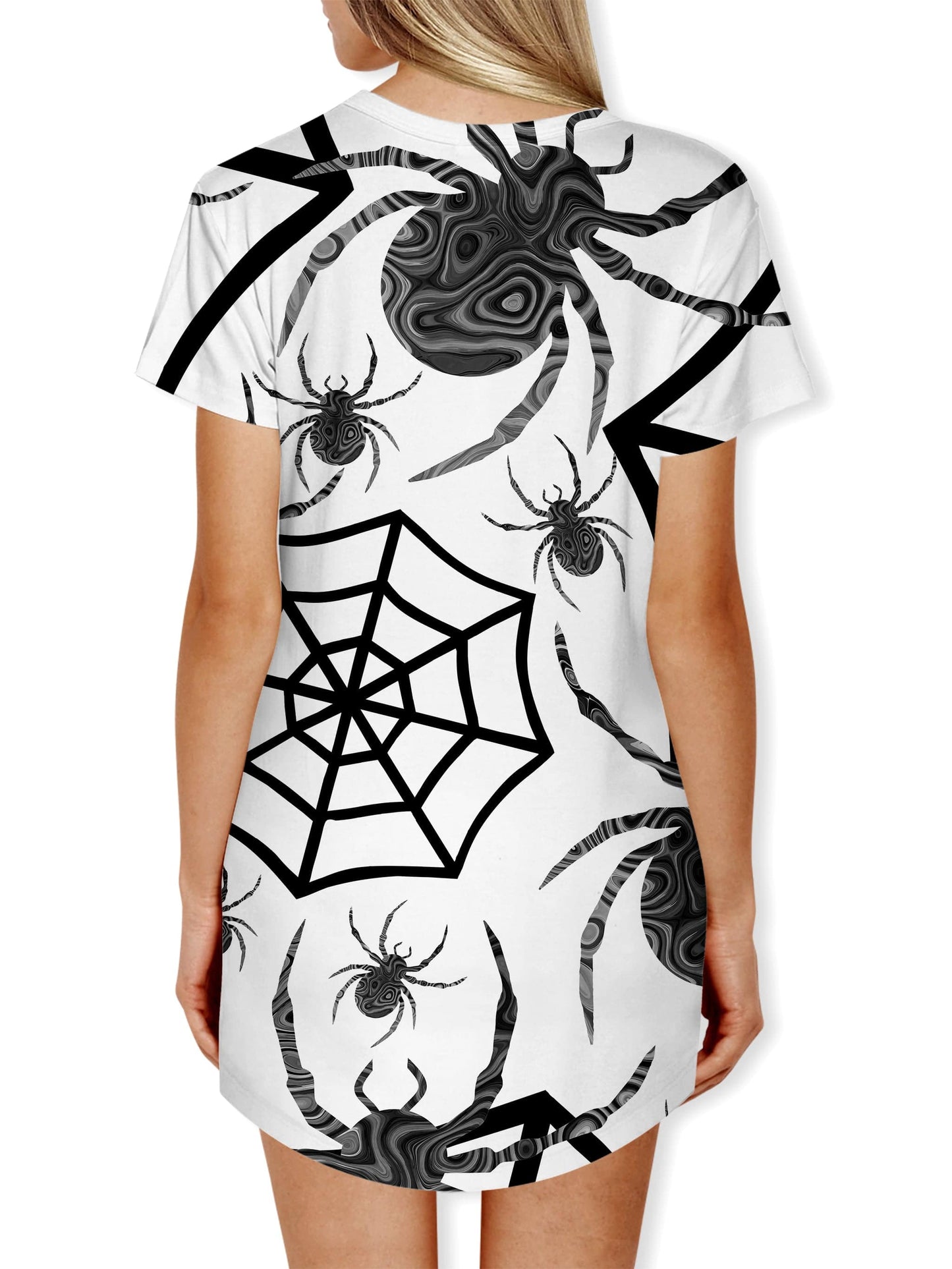 Black & White Halloween Drop Cut Unisex T-Shirt, Sartoris Art, | iEDM