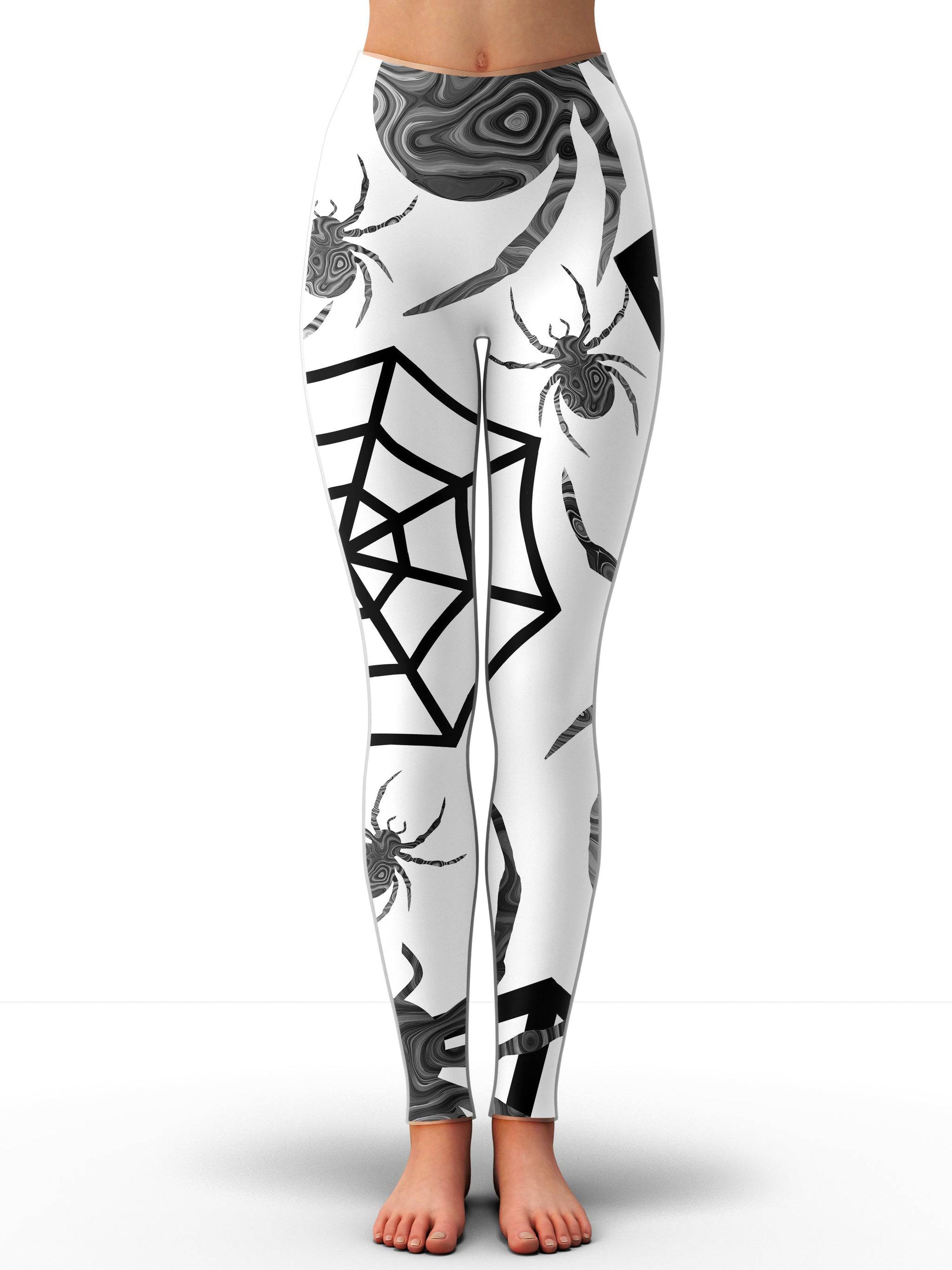 Black & White Halloween Rave Bra and Leggings Combo, Sartoris Art, | iEDM