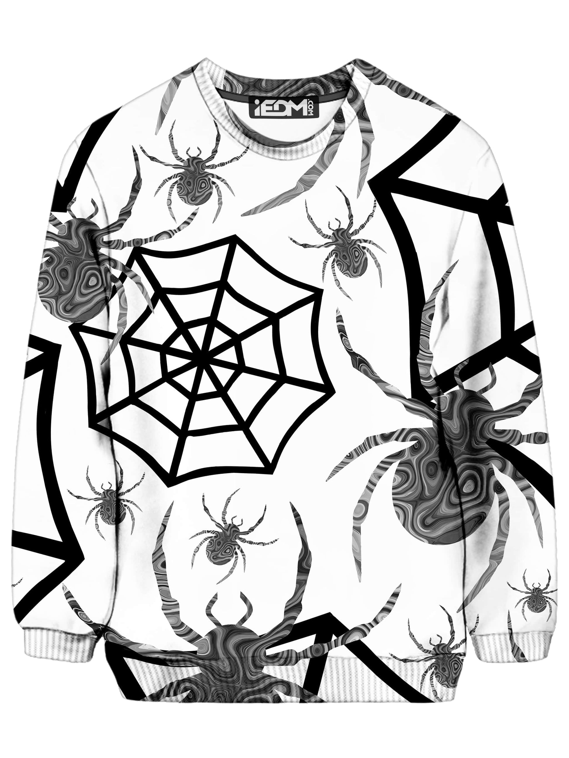 Black & White Halloween Sweatshirt, Sartoris Art, | iEDM