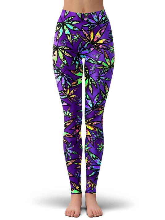 Cannabis Cascade Leggings, Sartoris Art, | iEDM