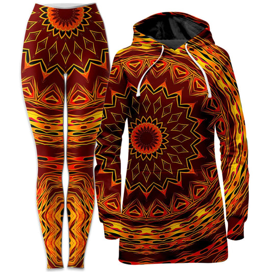 Chain Reaction Hoodie Dress and Leggings Combo, Sartoris Art, | iEDM