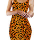 Cheetah Print Bodycon Mini Dress, Sartoris Art, | iEDM