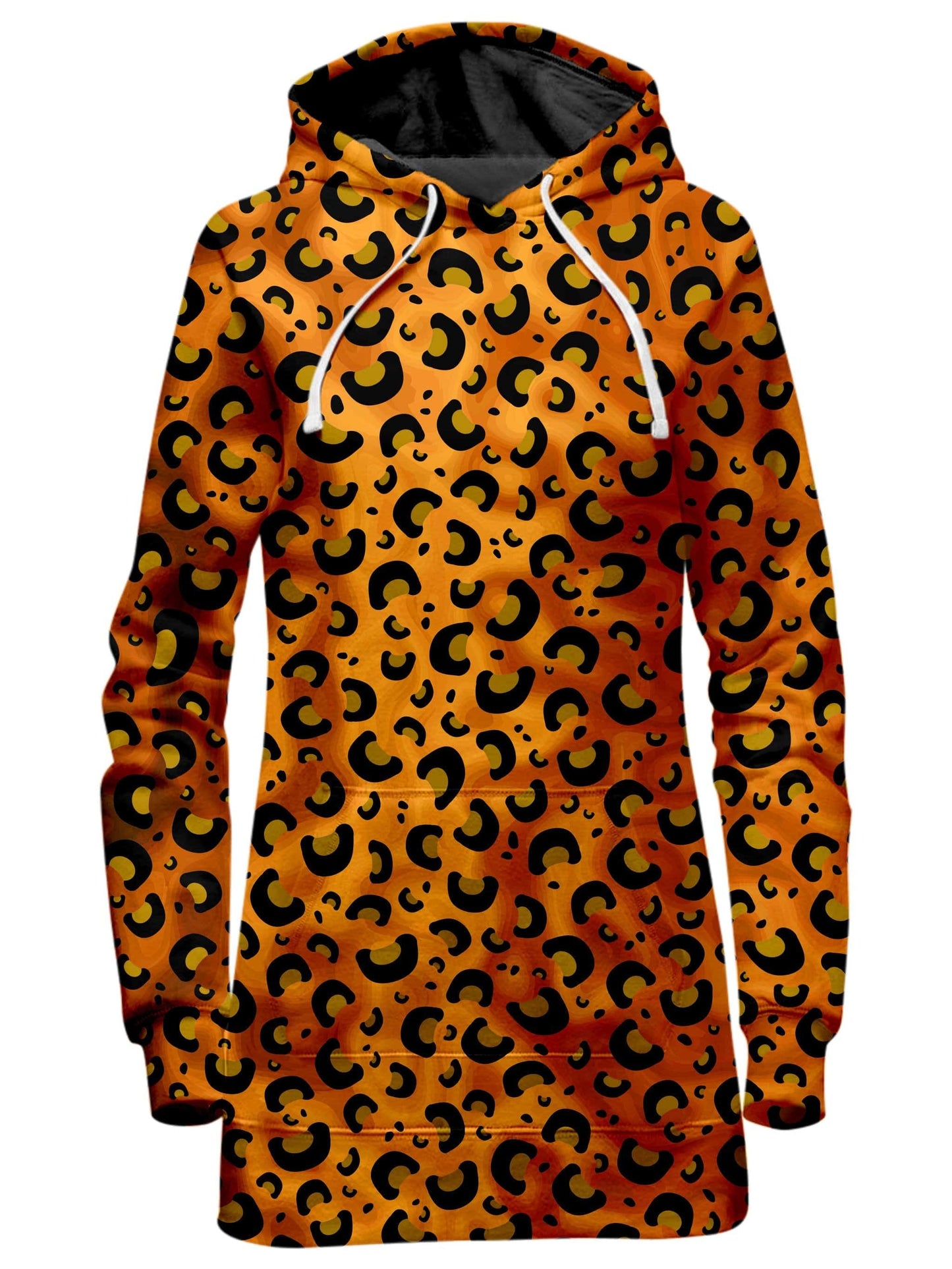 Cheetah Print Hoodie Dress, Sartoris Art, | iEDM