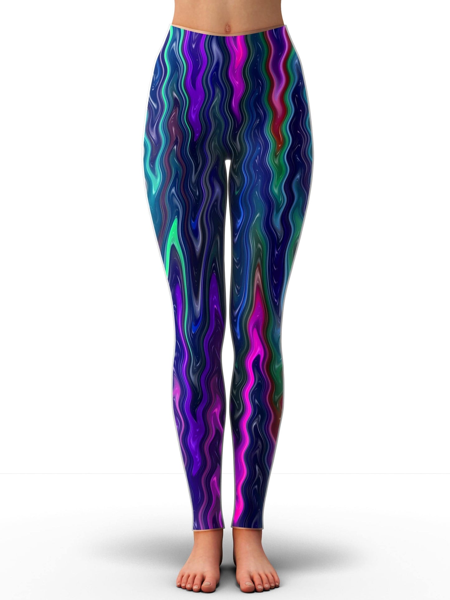 Cosmic Vibrations Zip-Up Hoodie and Leggings Combo, Sartoris Art, | iEDM