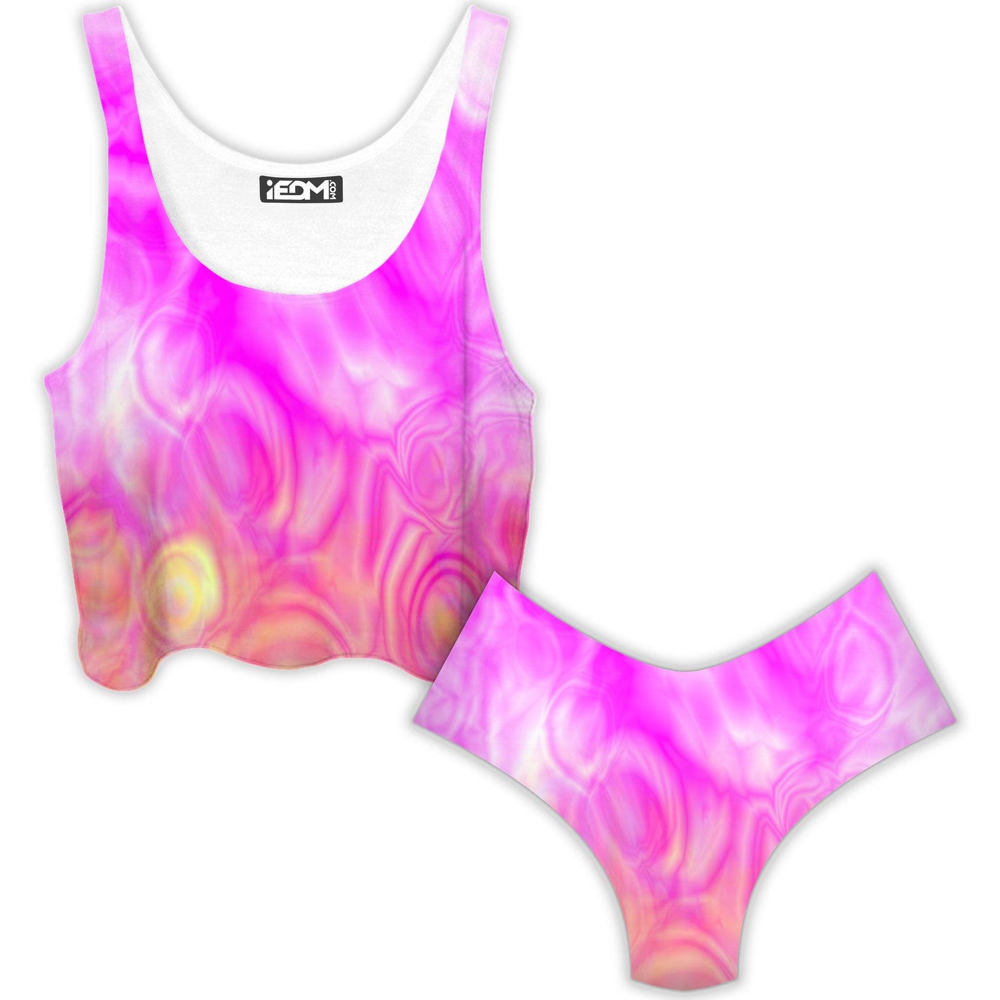 Daydream Crop Top and Booty Shorts Combo, Yantrart Design, | iEDM