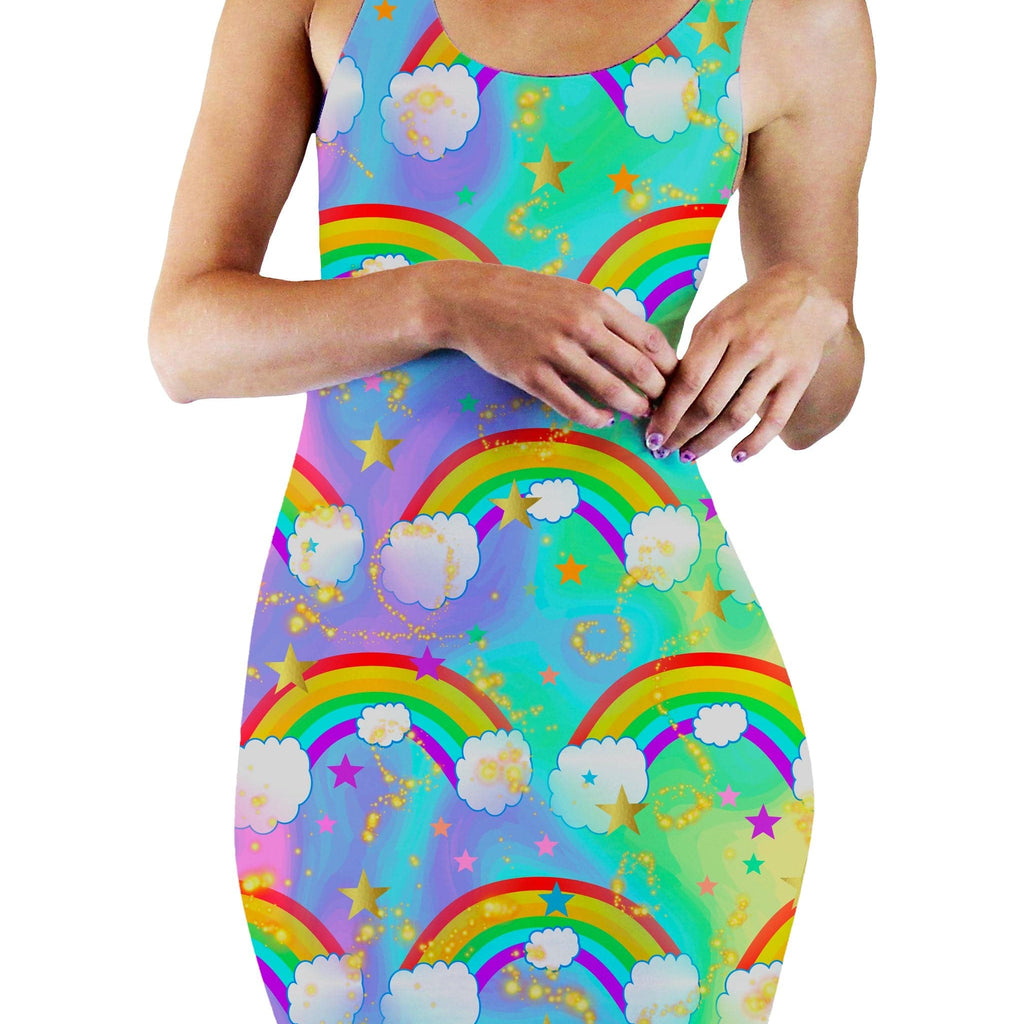 Dreaming of Rainbows Bodycon Mini Dress, Sartoris Art, | iEDM