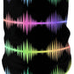 Equalizer Sound Waves Bandana Mask, Sartoris Art, | iEDM