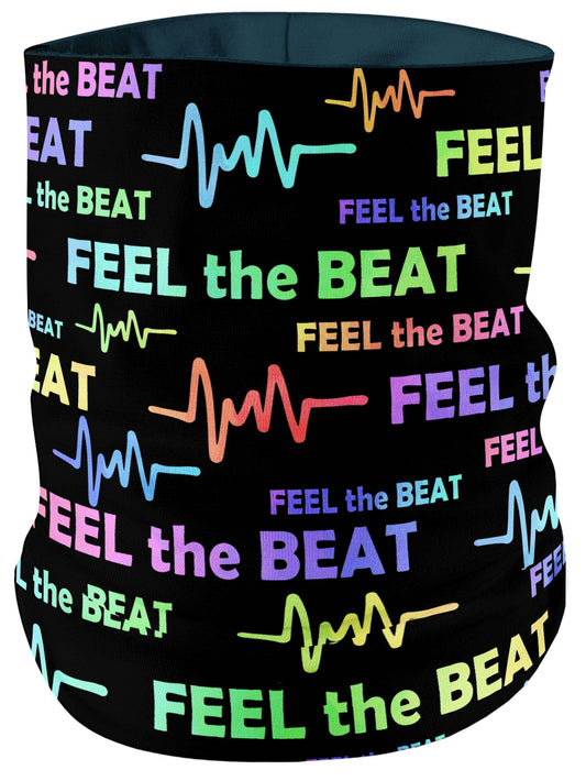 Feel the Beat Bandana Mask, Sartoris Art, | iEDM