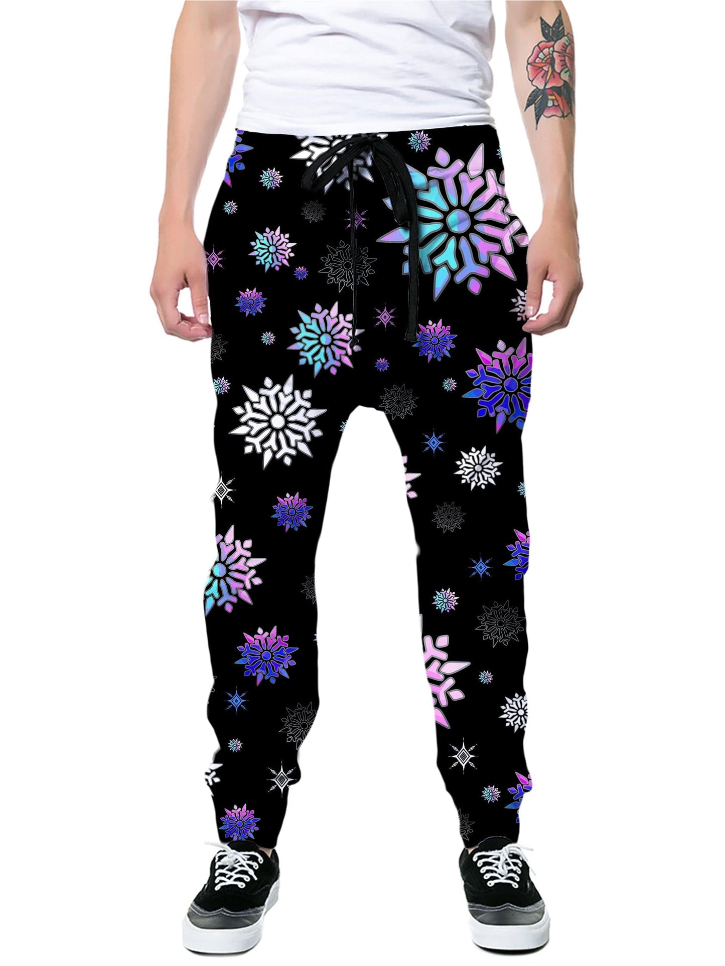 Festive Night Sky Zip-Up Hoodie and Joggers Combo, Sartoris Art, | iEDM