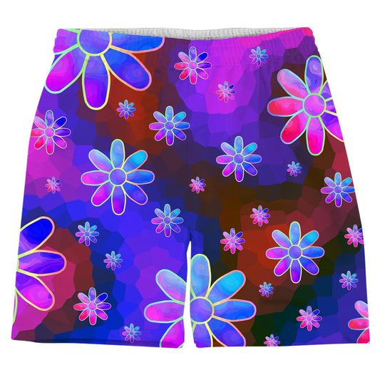 Floral Fantasy Abstract Weekend Shorts, Sartoris Art, | iEDM