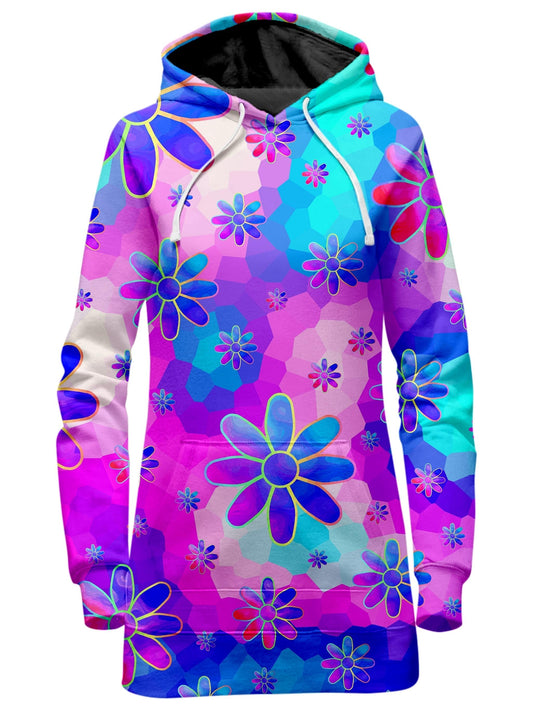 Flower Power Journey Hoodie Dress, Sartoris Art, | iEDM