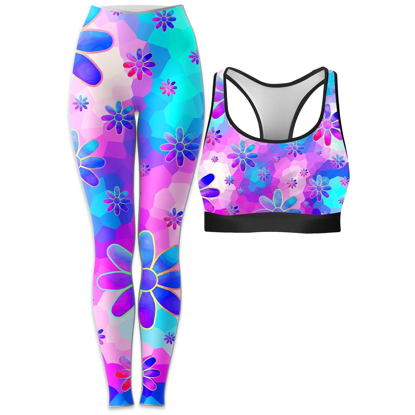 Flower Power Journey Rave Bra and Leggings Combo, Sartoris Art, | iEDM