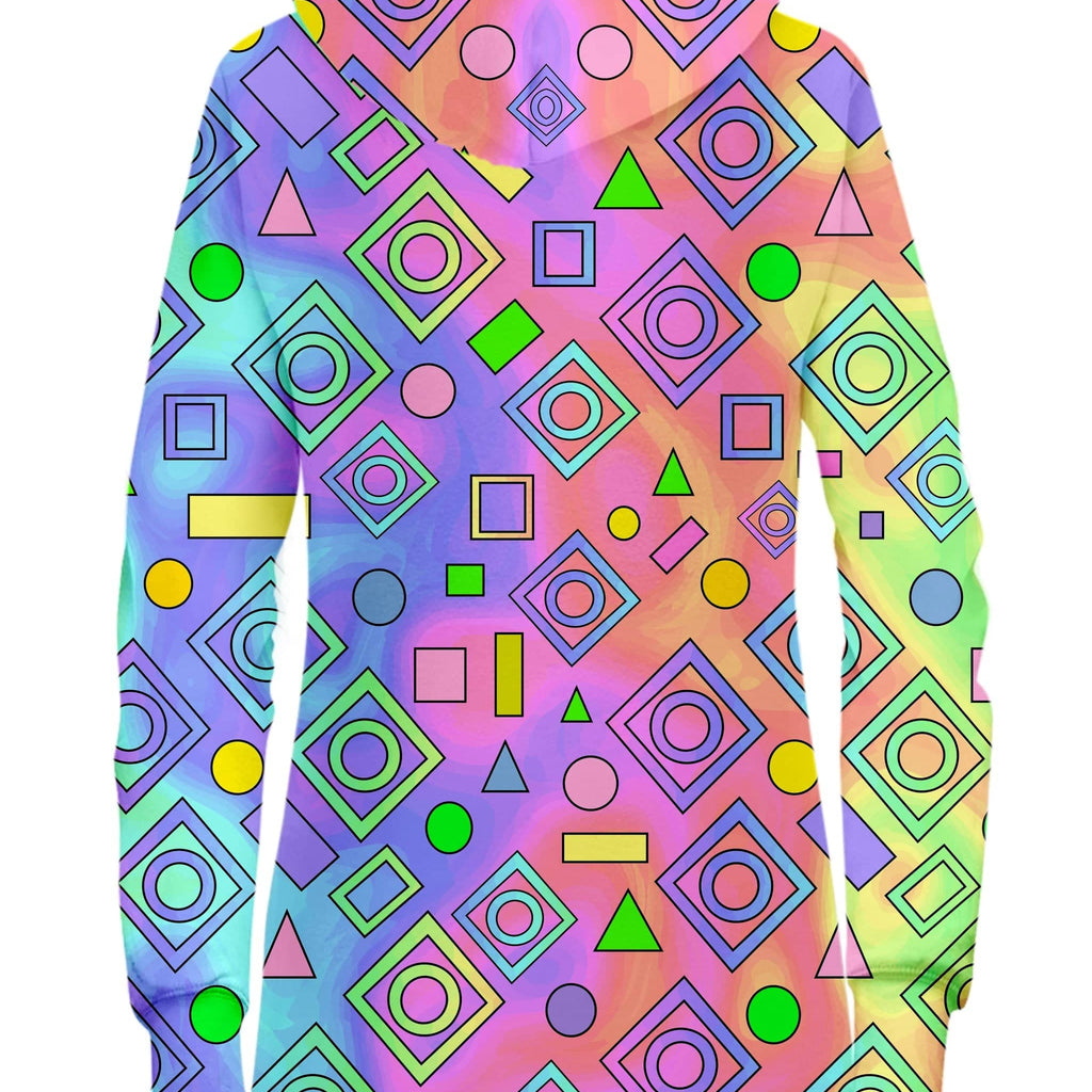 Free Spirit Geometric Hoodie Dress, Sartoris Art, | iEDM