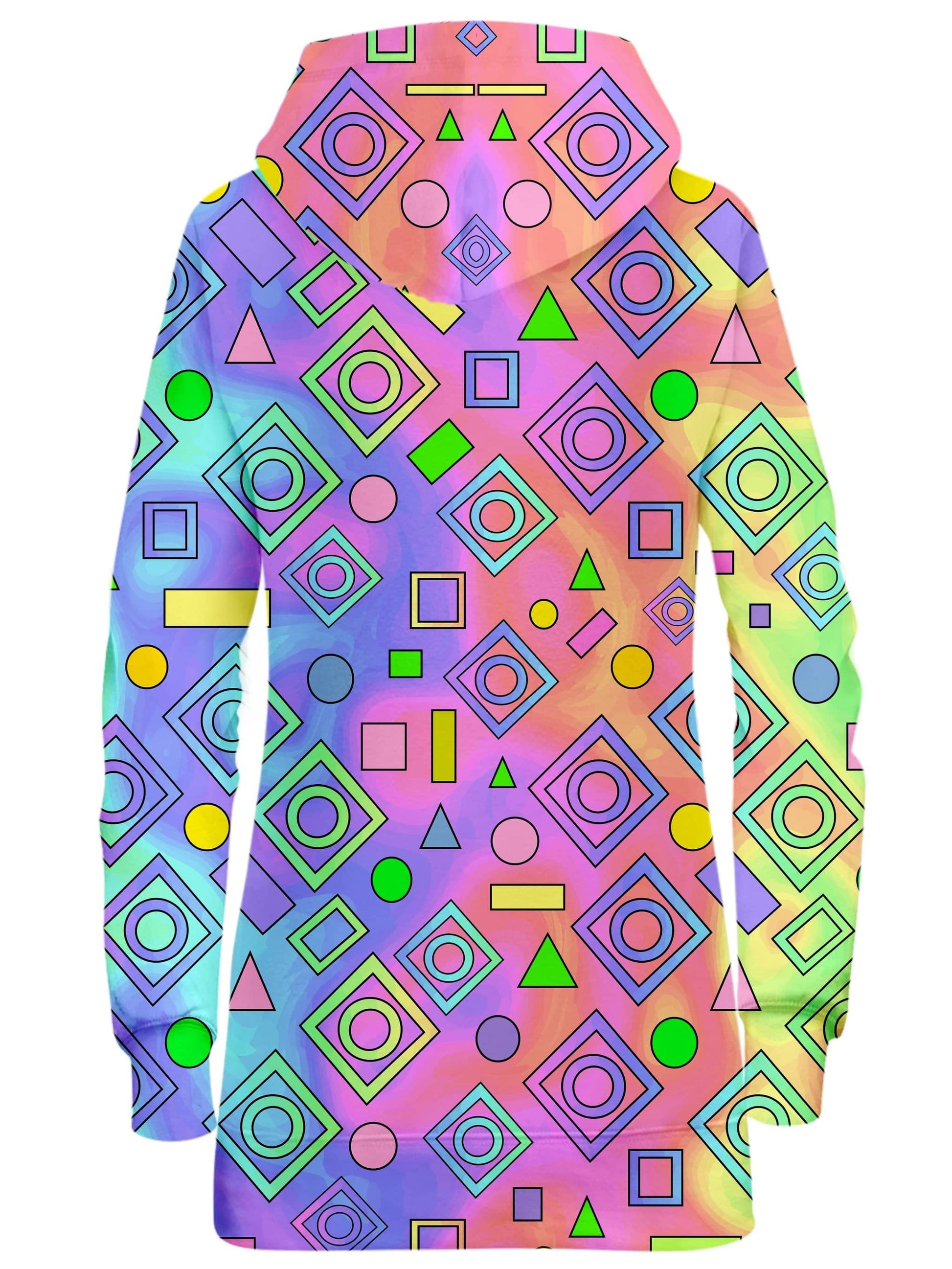 Free Spirit Geometric Hoodie Dress, Sartoris Art, | iEDM