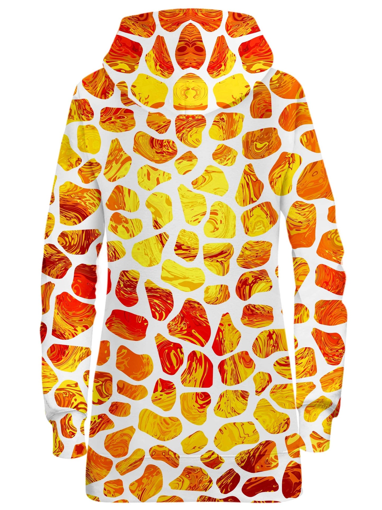 Giraffe Pattern Hoodie Dress, Sartoris Art, | iEDM