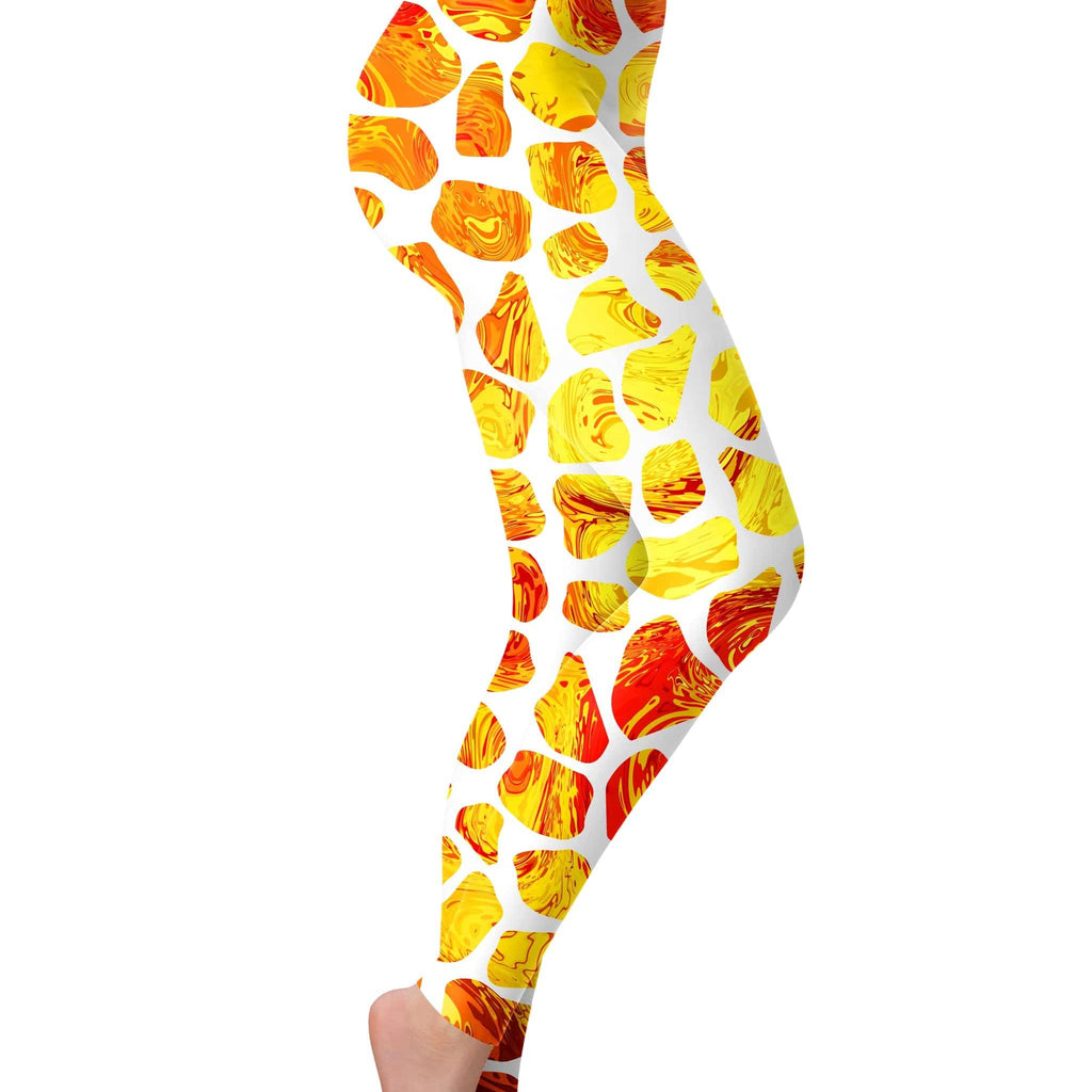 Giraffe Pattern Leggings, Sartoris Art, | iEDM