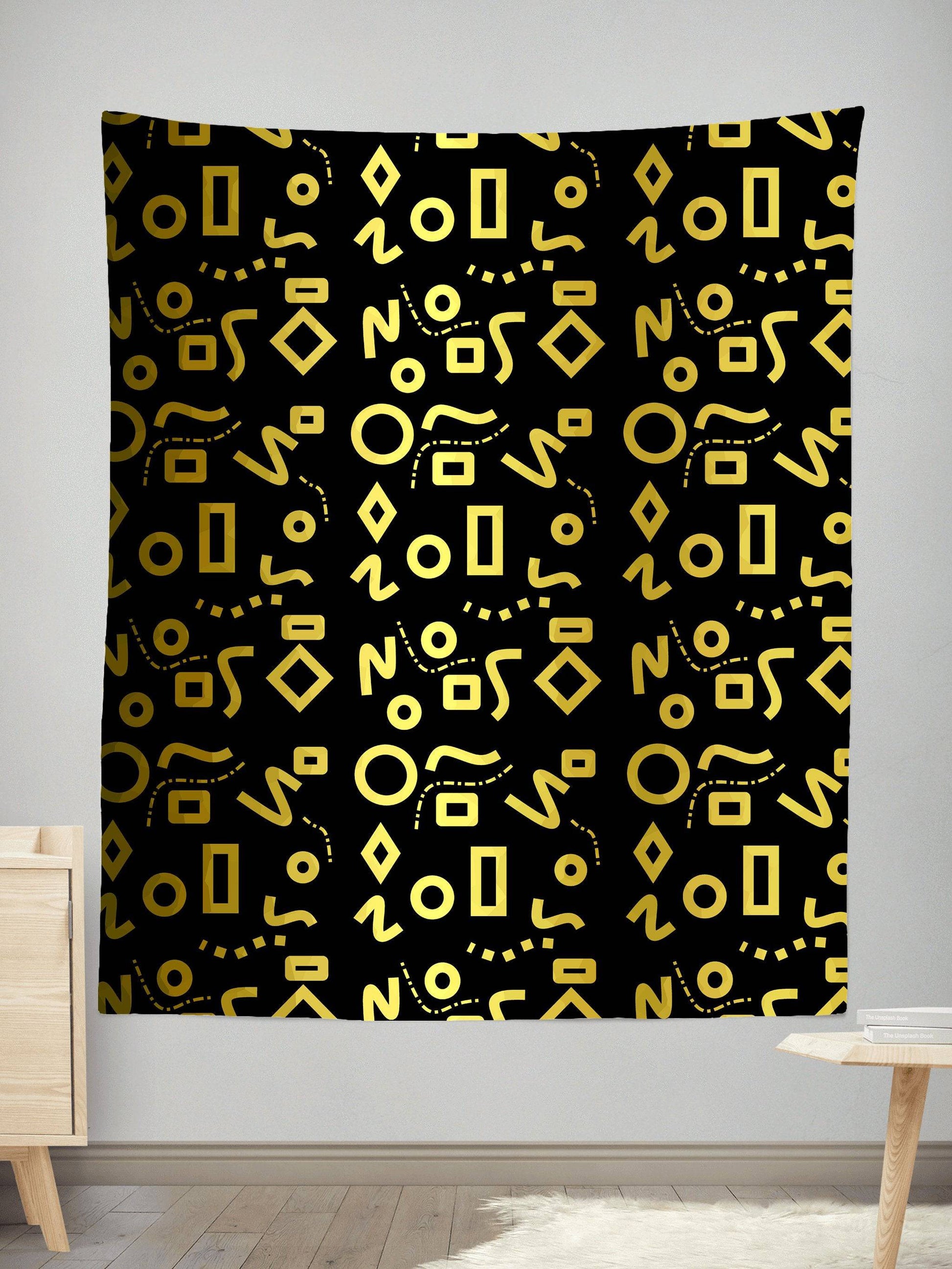 Gold Mod Glam Tapestry, Sartoris Art, | iEDM