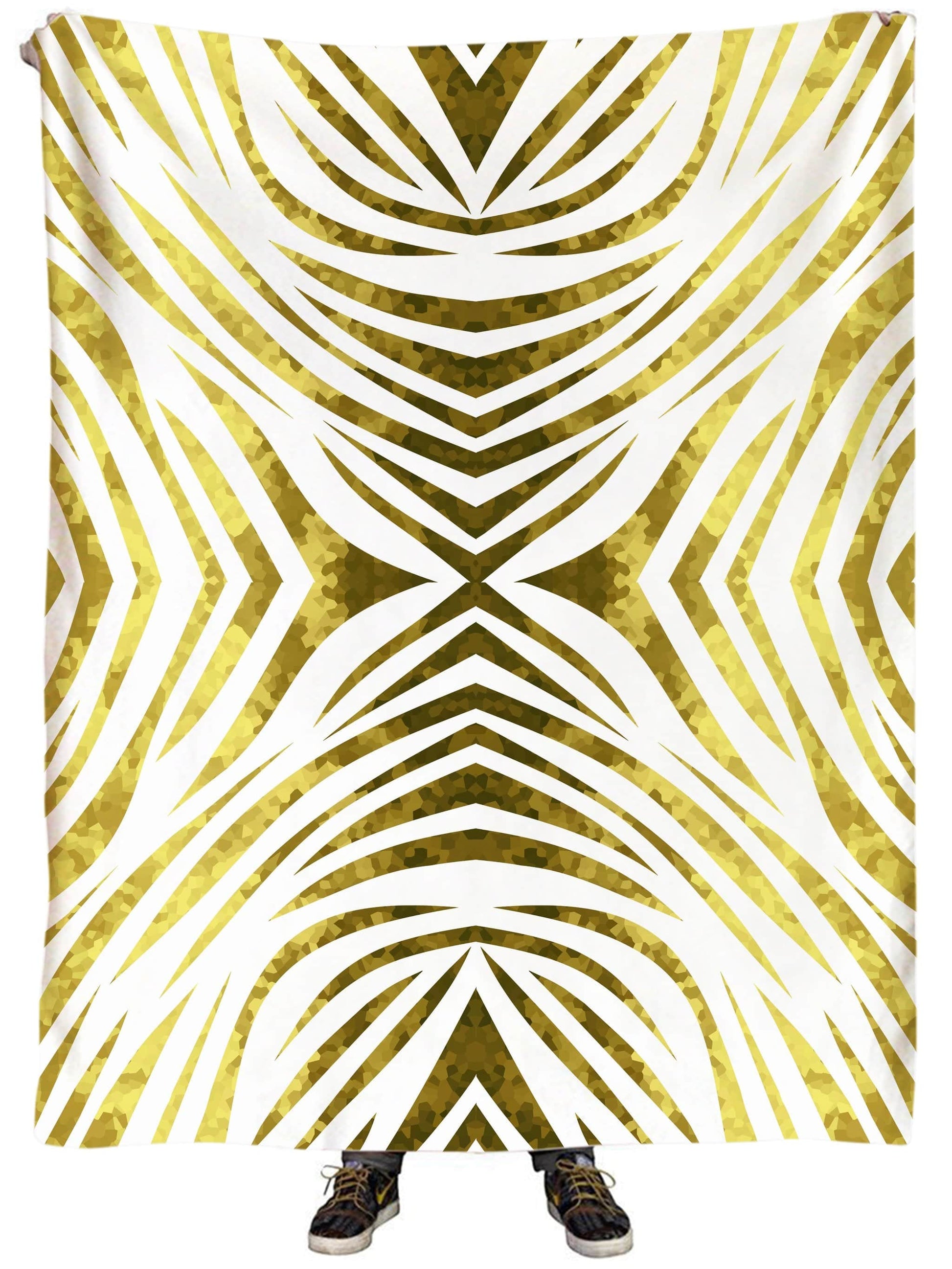 Gold Safari Plush Blanket, Sartoris Art, | iEDM