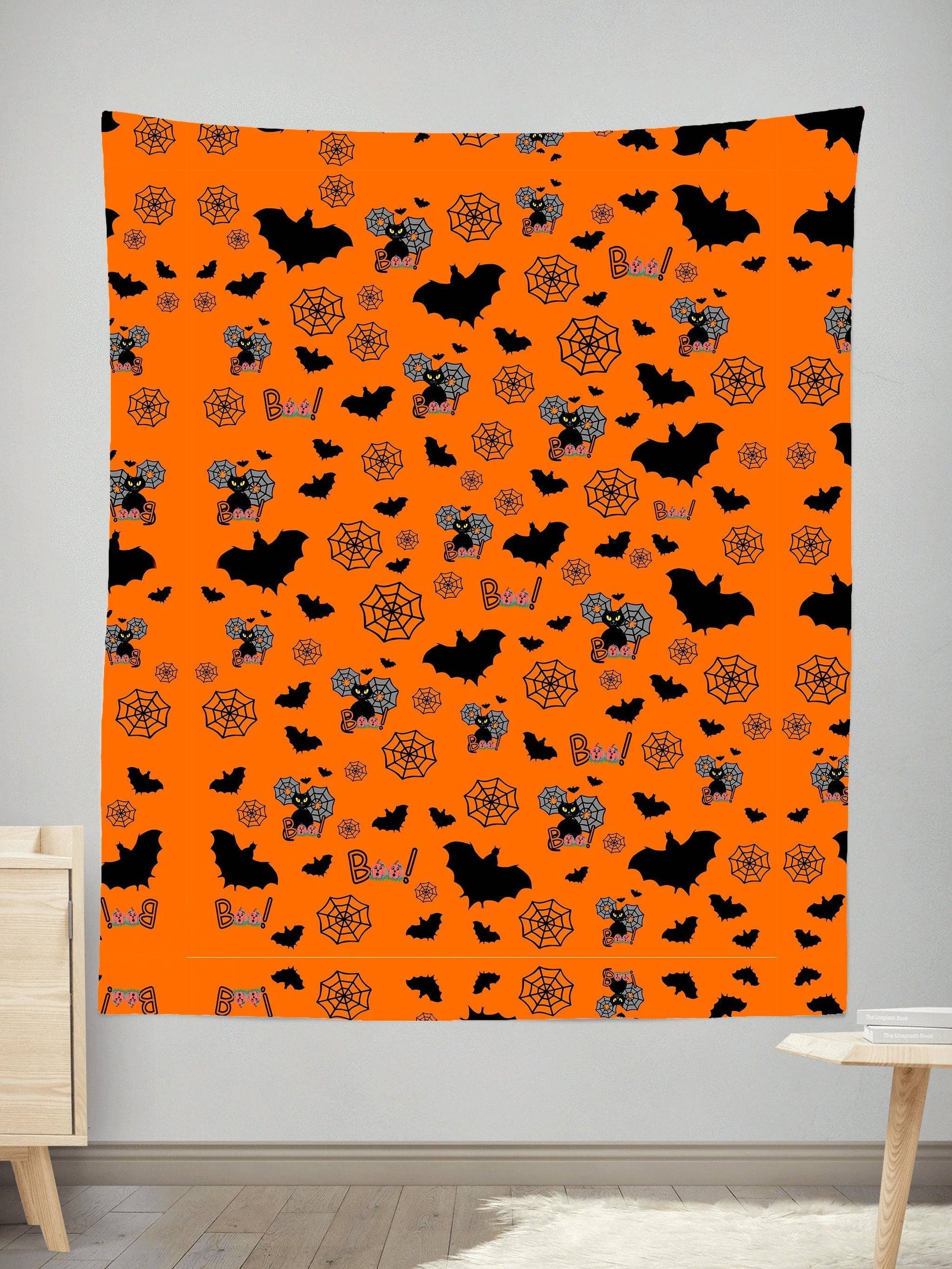 Halloween Black Cats Tapestry, Sartoris Art, | iEDM