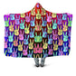 Hippy Trippy Hooded Blanket, Sartoris Art, | iEDM