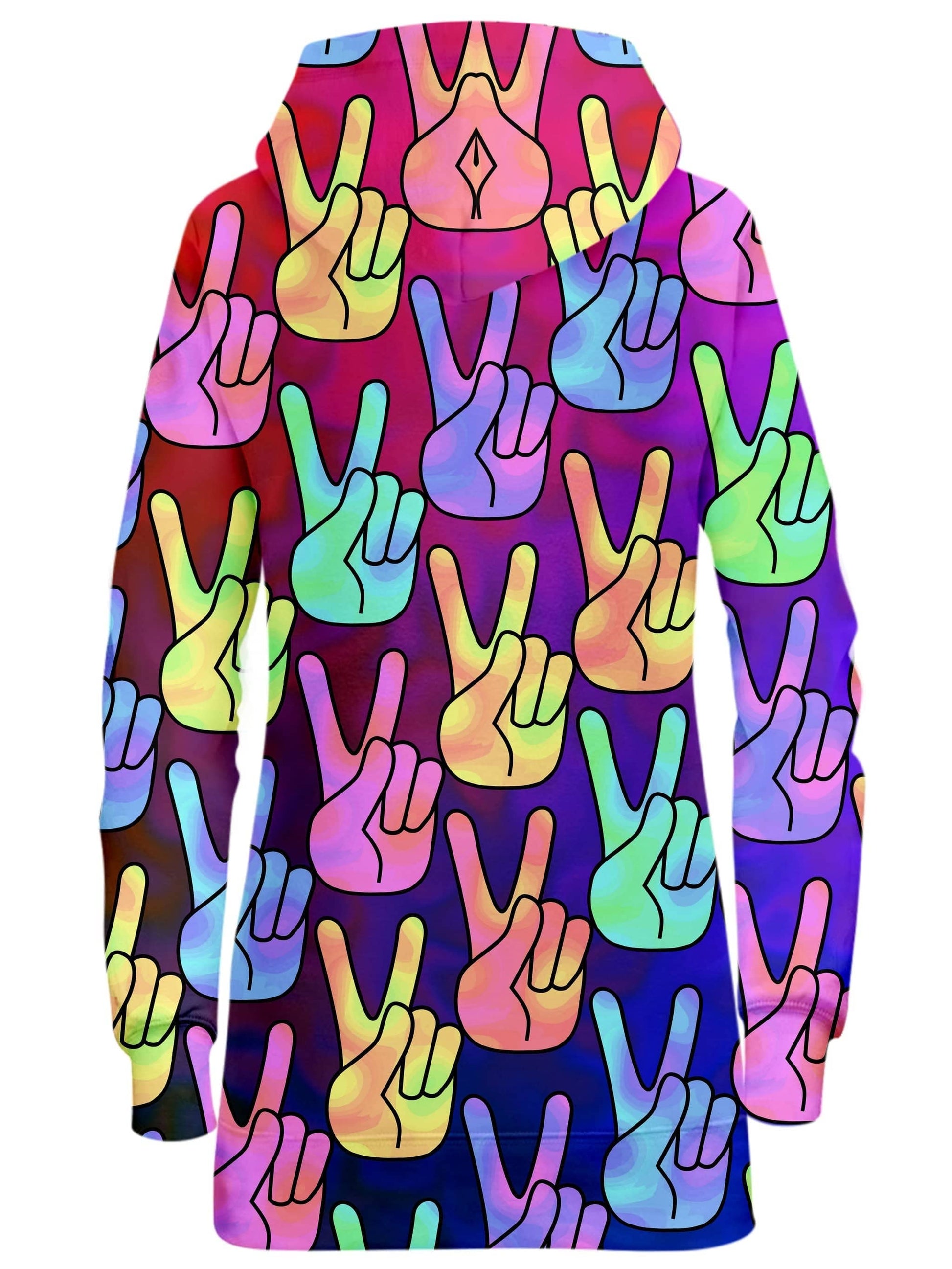 Hippy Trippy Hoodie Dress, Sartoris Art, | iEDM