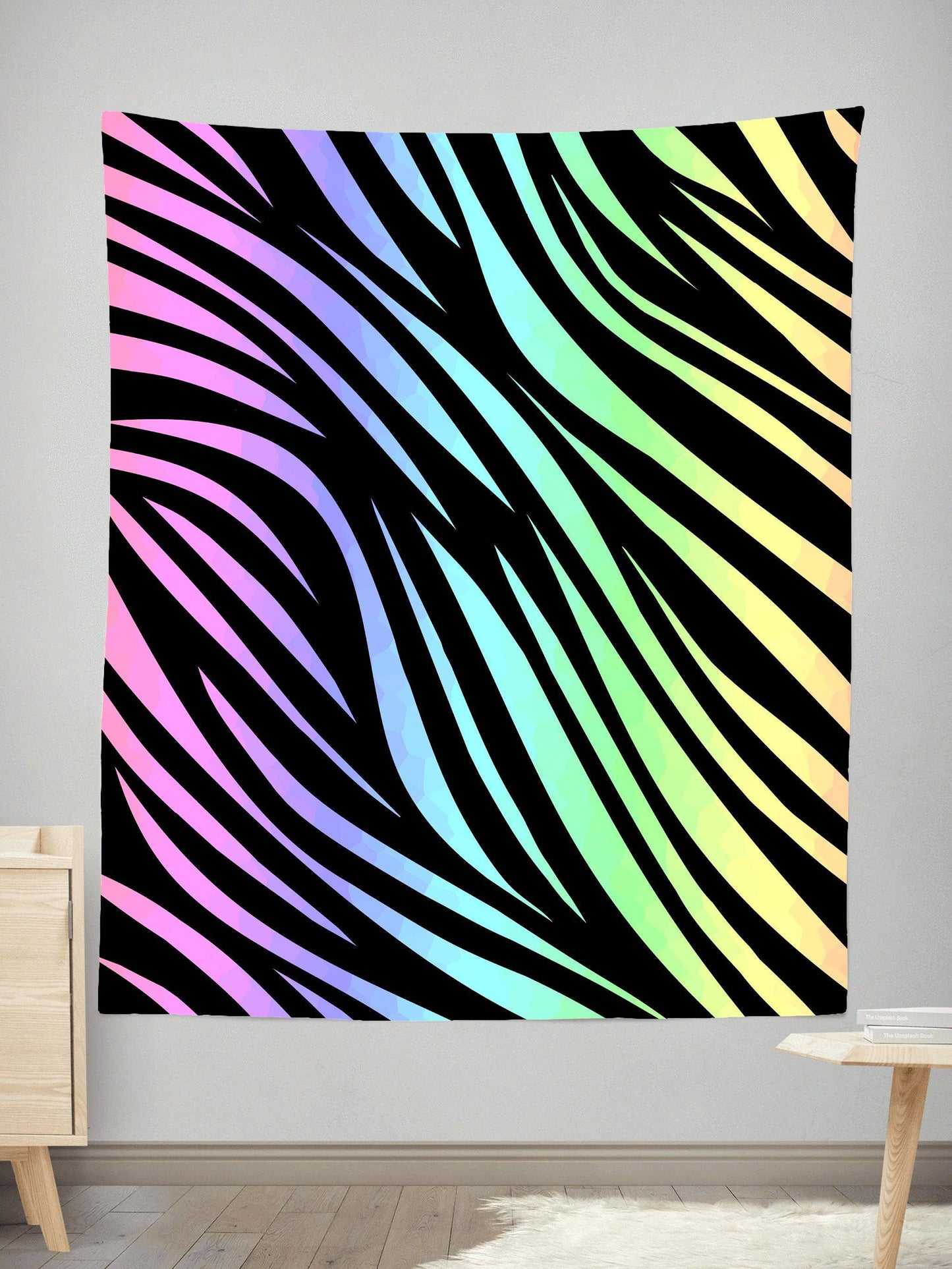 Jungle Rainbow Tapestry, Sartoris Art, | iEDM