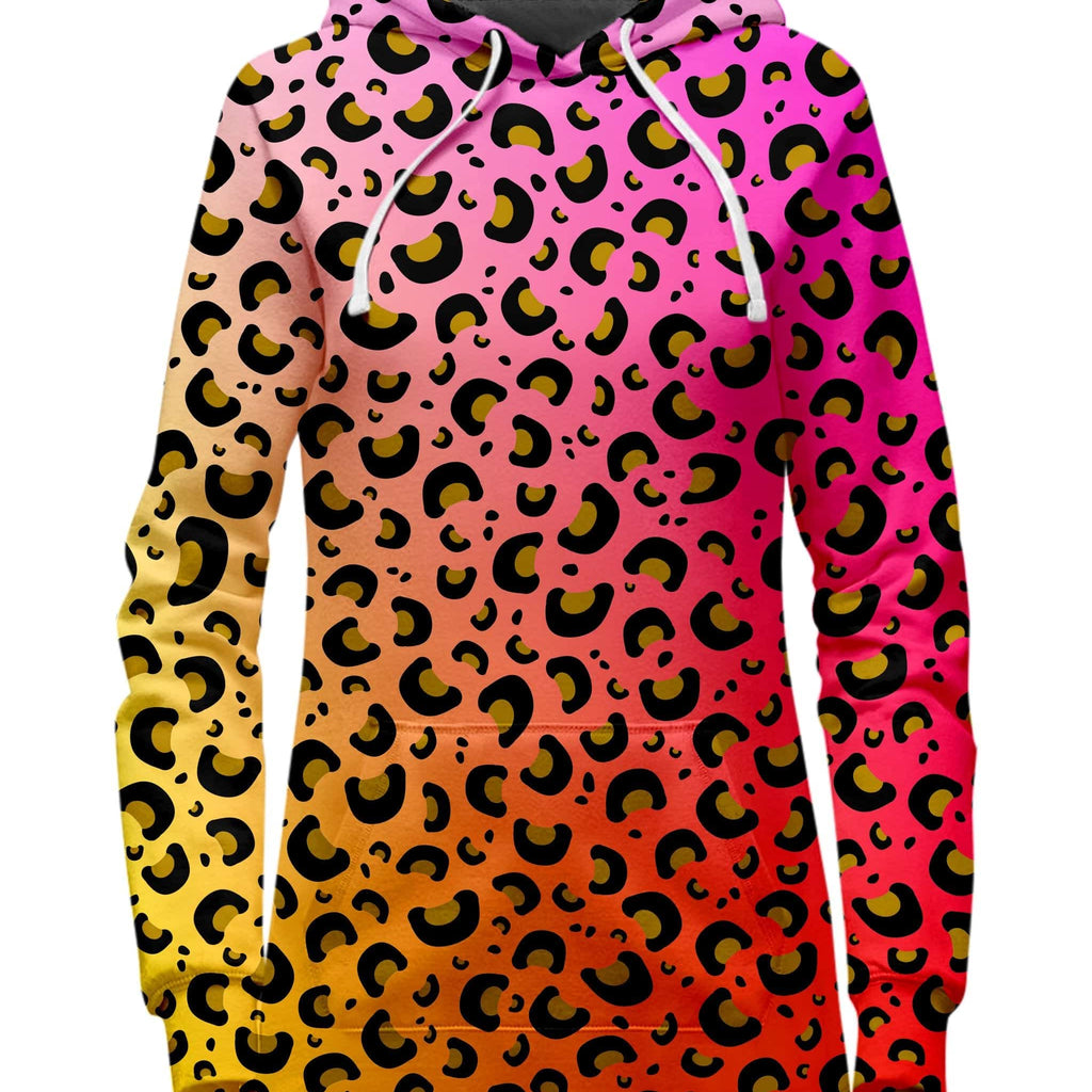 Leopard Spots Hoodie Dress, Sartoris Art, | iEDM
