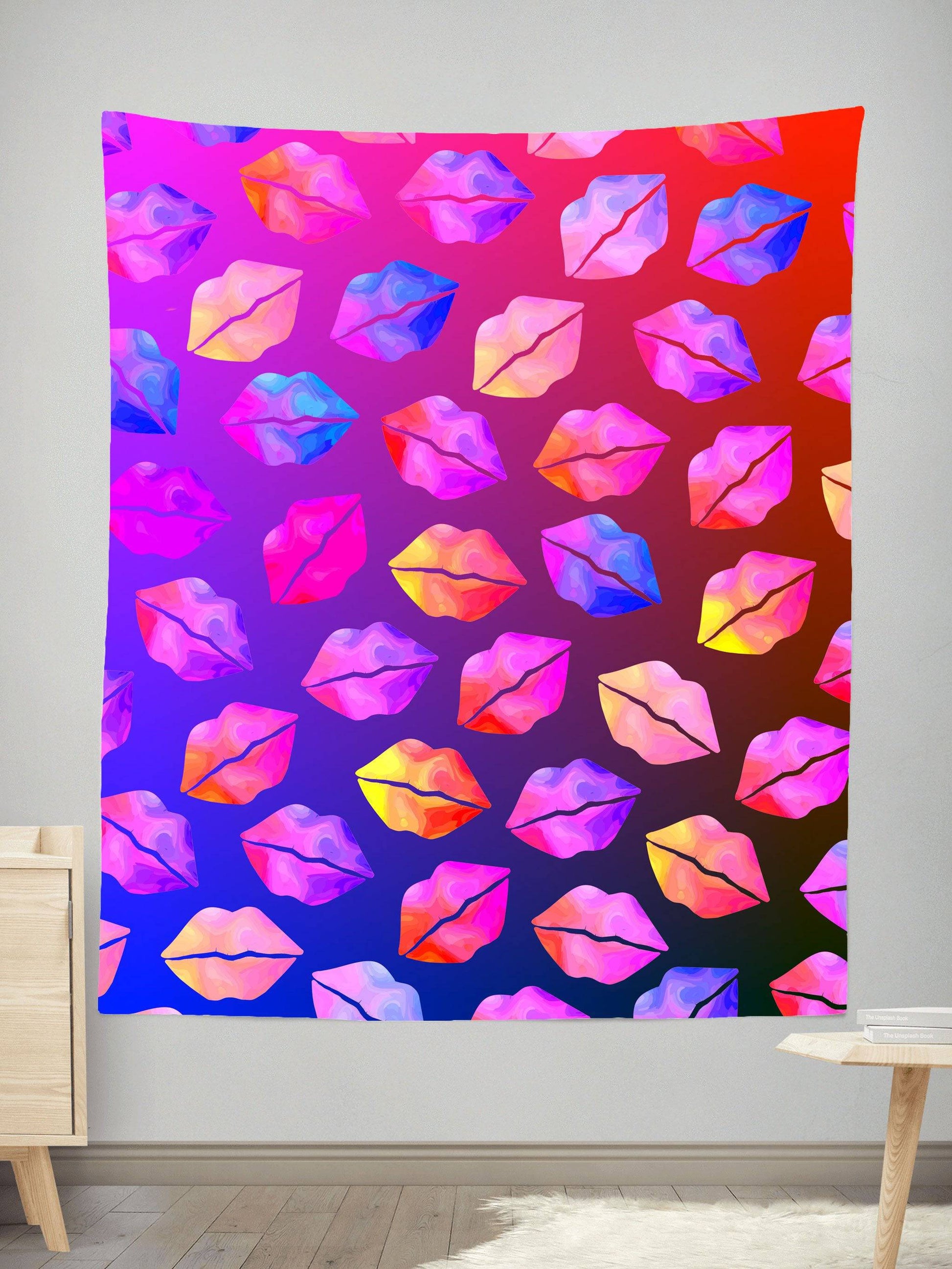 Love Lips Tapestry, Sartoris Art, | iEDM
