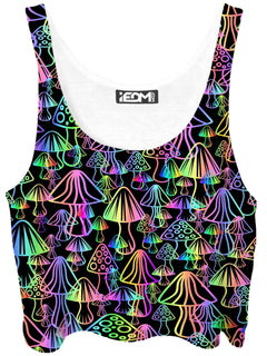 Sartoris Art - Magic Mushrooms Crop Top