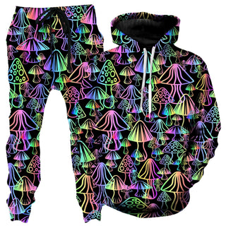 Sartoris Art - Magic Mushrooms Hoodie and Joggers Combo