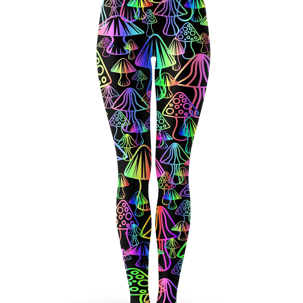Magic Mushrooms Hoodie Dress and Leggings Combo, Sartoris Art, | iEDM