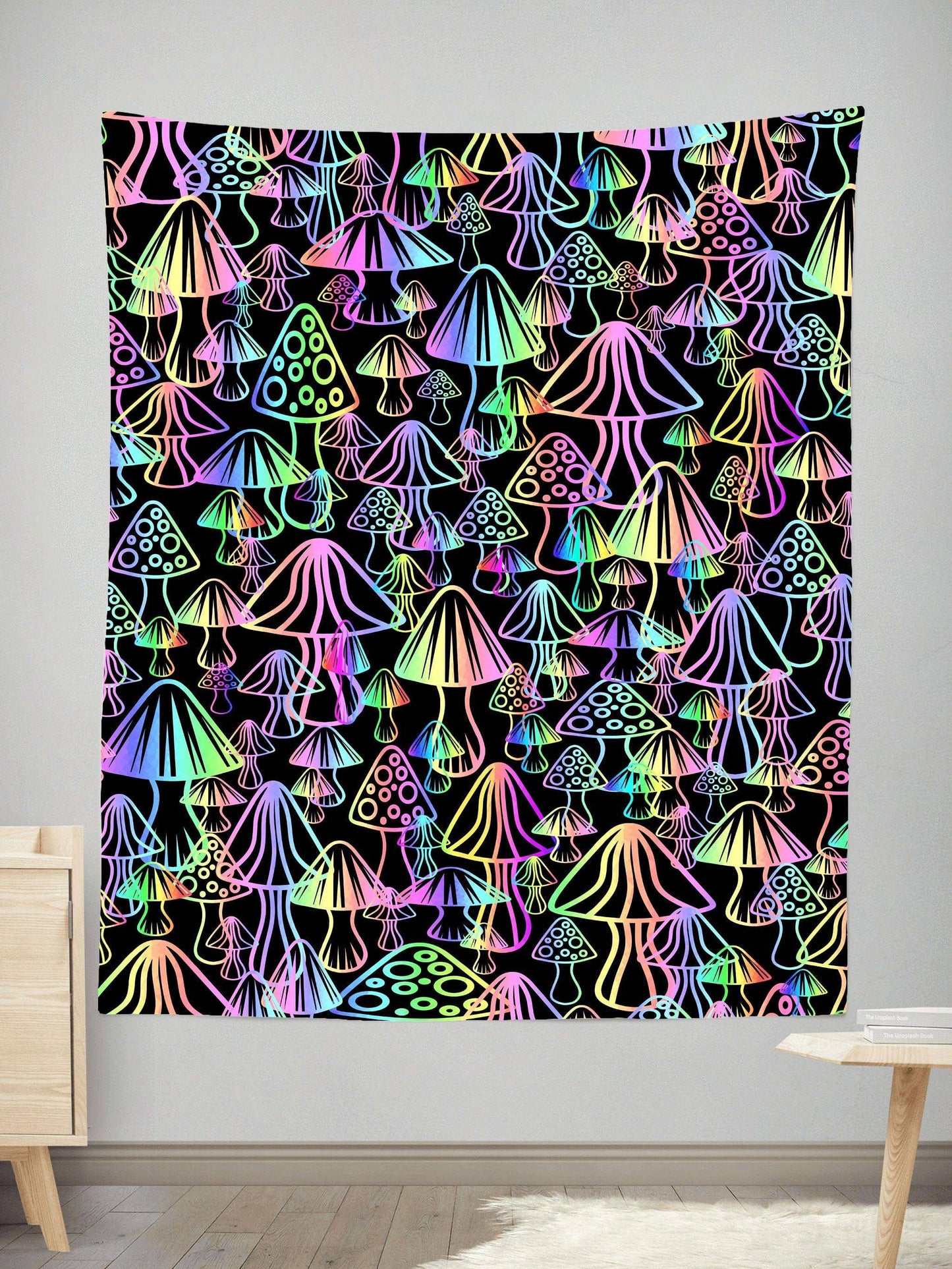 Magic Mushrooms Tapestry, Sartoris Art, | iEDM