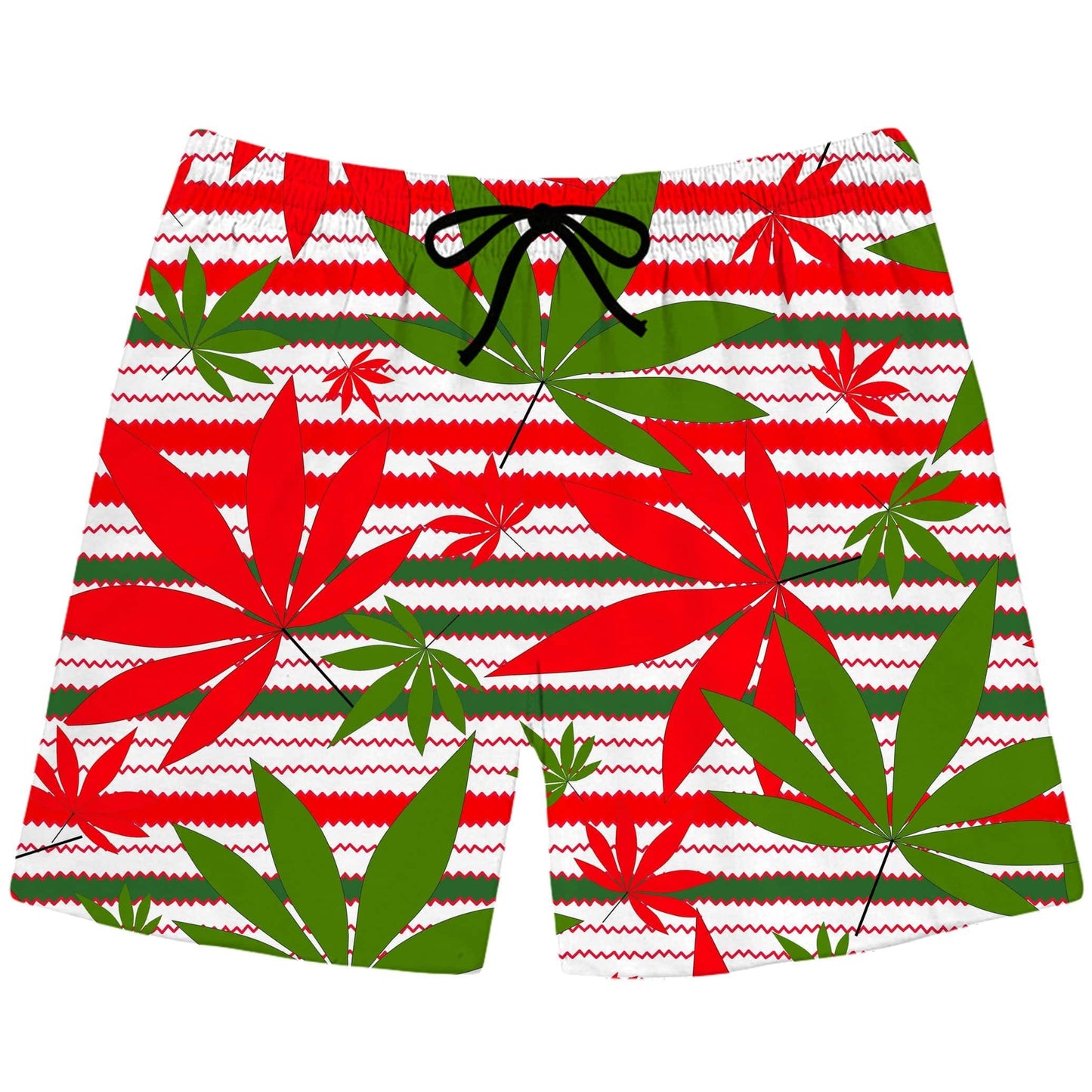 Marijuana Christmas Cheer Swim Trunks, Sartoris Art, | iEDM