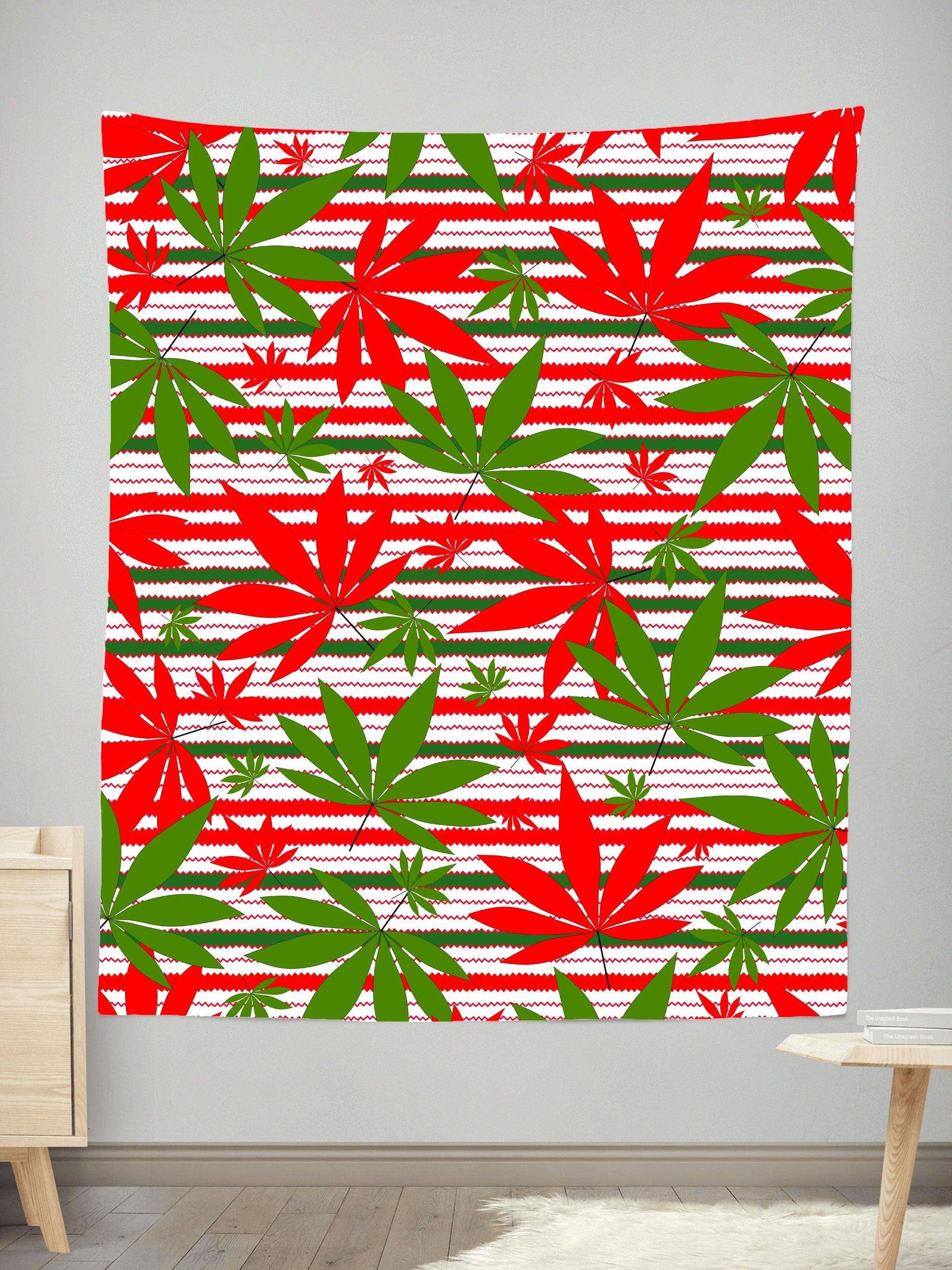 Marijuana Christmas Cheer Tapestry, Sartoris Art, | iEDM